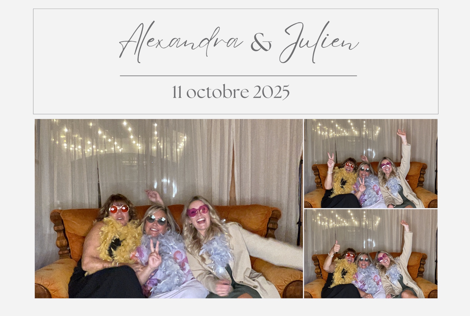 Mariage de Julien et Alexandra  | View more photos from the event at album.pbooth.red/u/Photobooth-RED/Mariage-de-Julien-et-Alexandra