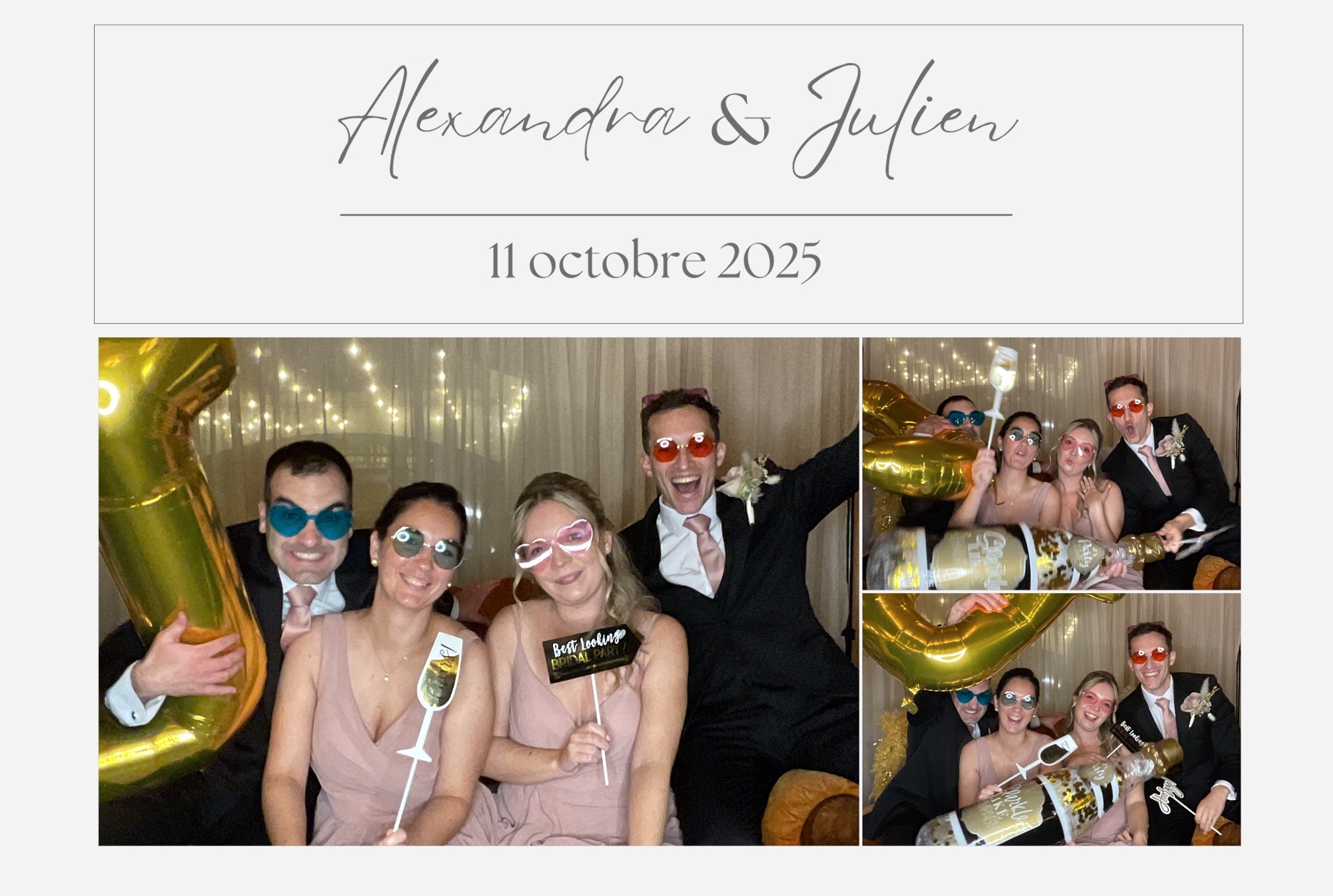 Mariage de Julien et Alexandra  | View more photos from the event at album.pbooth.red/u/Photobooth-RED/Mariage-de-Julien-et-Alexandra