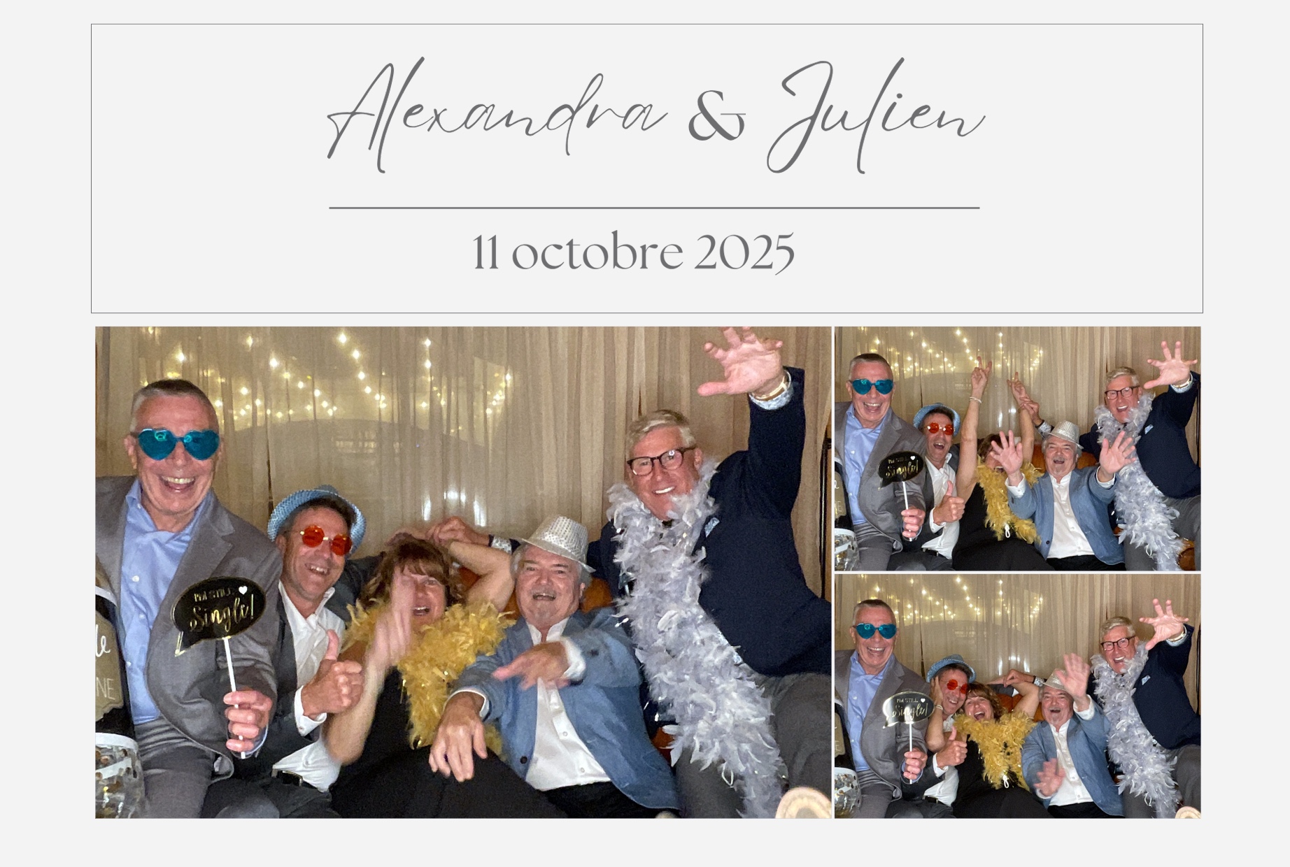 Mariage de Julien et Alexandra  | View more photos from the event at album.pbooth.red/u/Photobooth-RED/Mariage-de-Julien-et-Alexandra