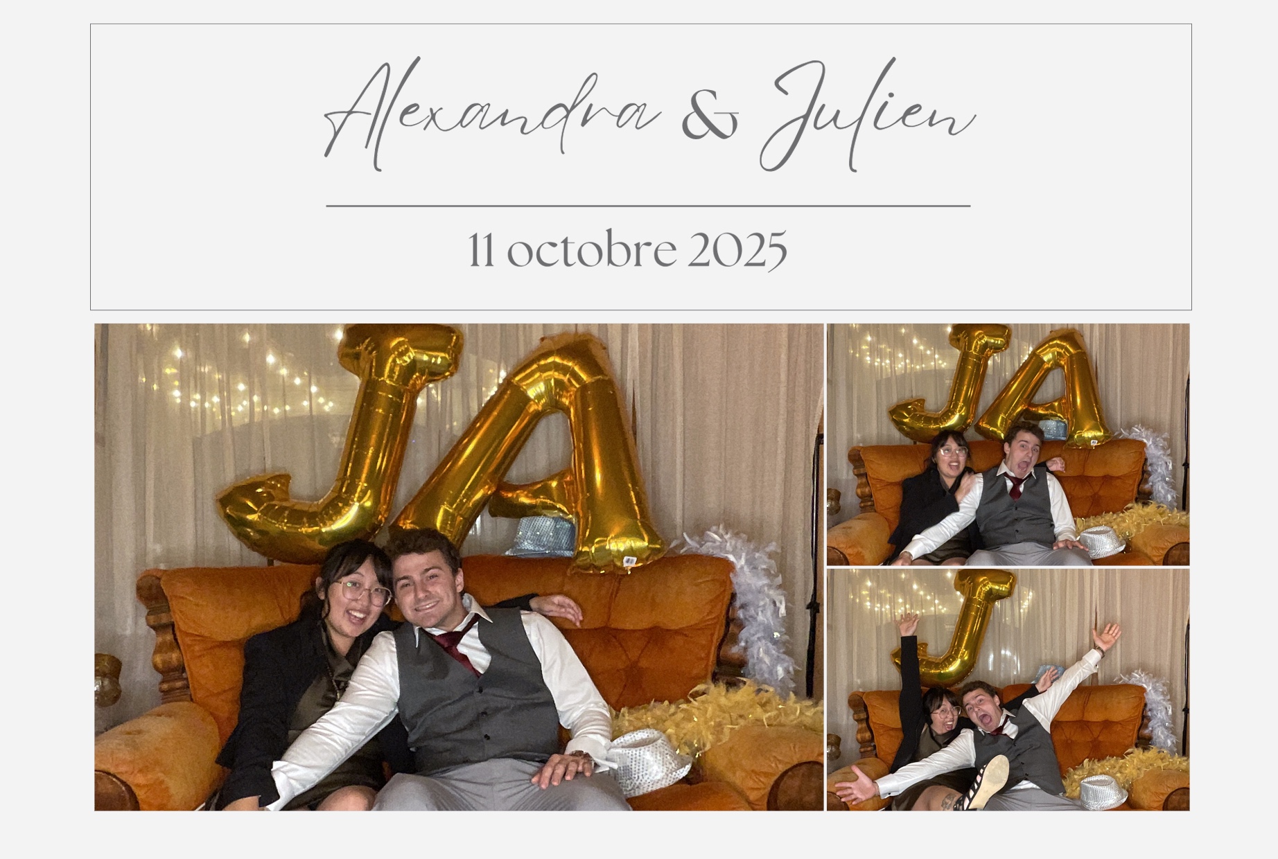 Mariage de Julien et Alexandra  | View more photos from the event at album.pbooth.red/u/Photobooth-RED/Mariage-de-Julien-et-Alexandra