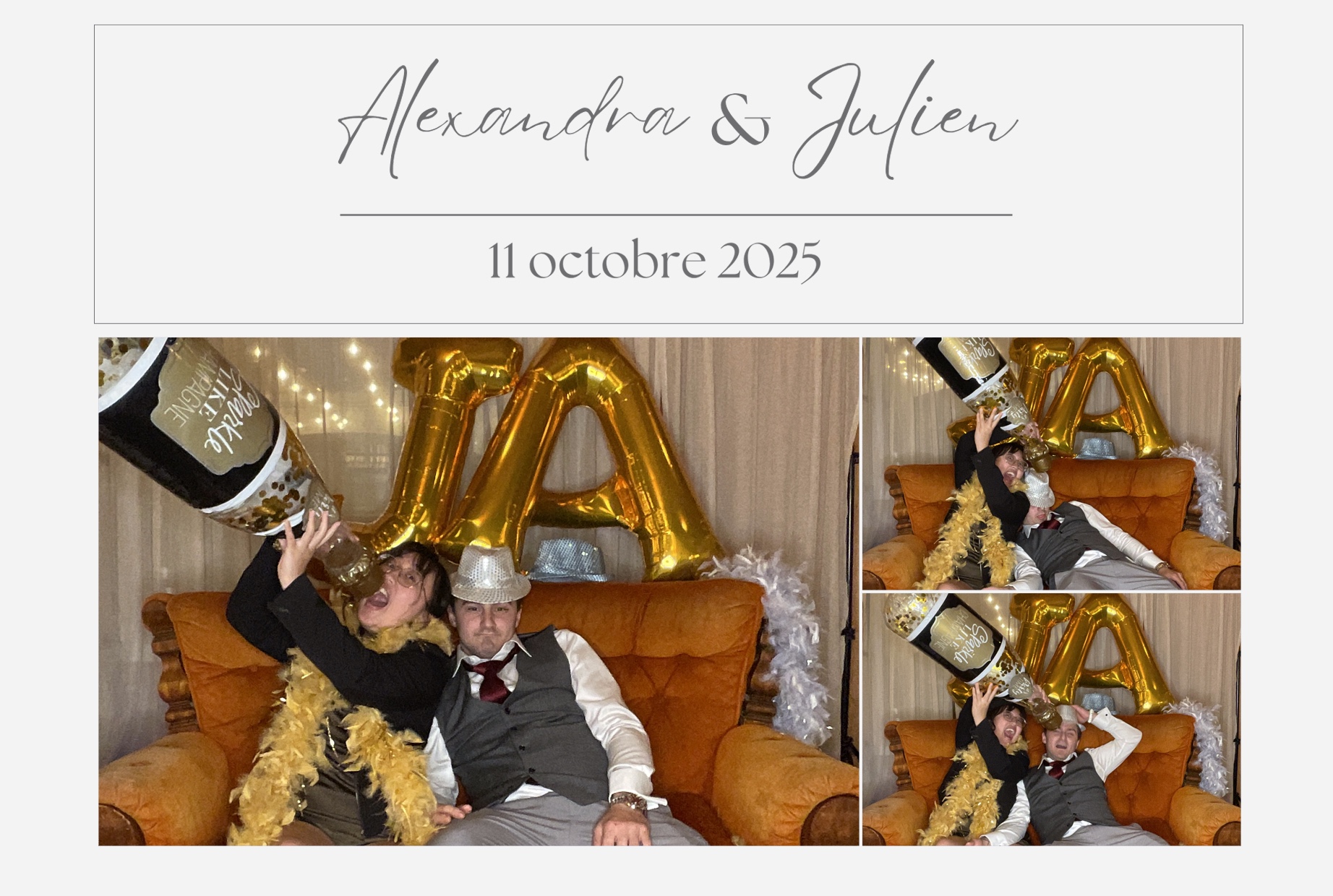 Mariage de Julien et Alexandra  | View more photos from the event at album.pbooth.red/u/Photobooth-RED/Mariage-de-Julien-et-Alexandra