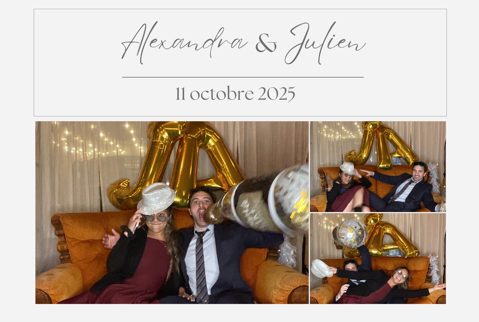 Mariage de Julien et Alexandra  | View more photos from the event at album.pbooth.red/u/Photobooth-RED/Mariage-de-Julien-et-Alexandra