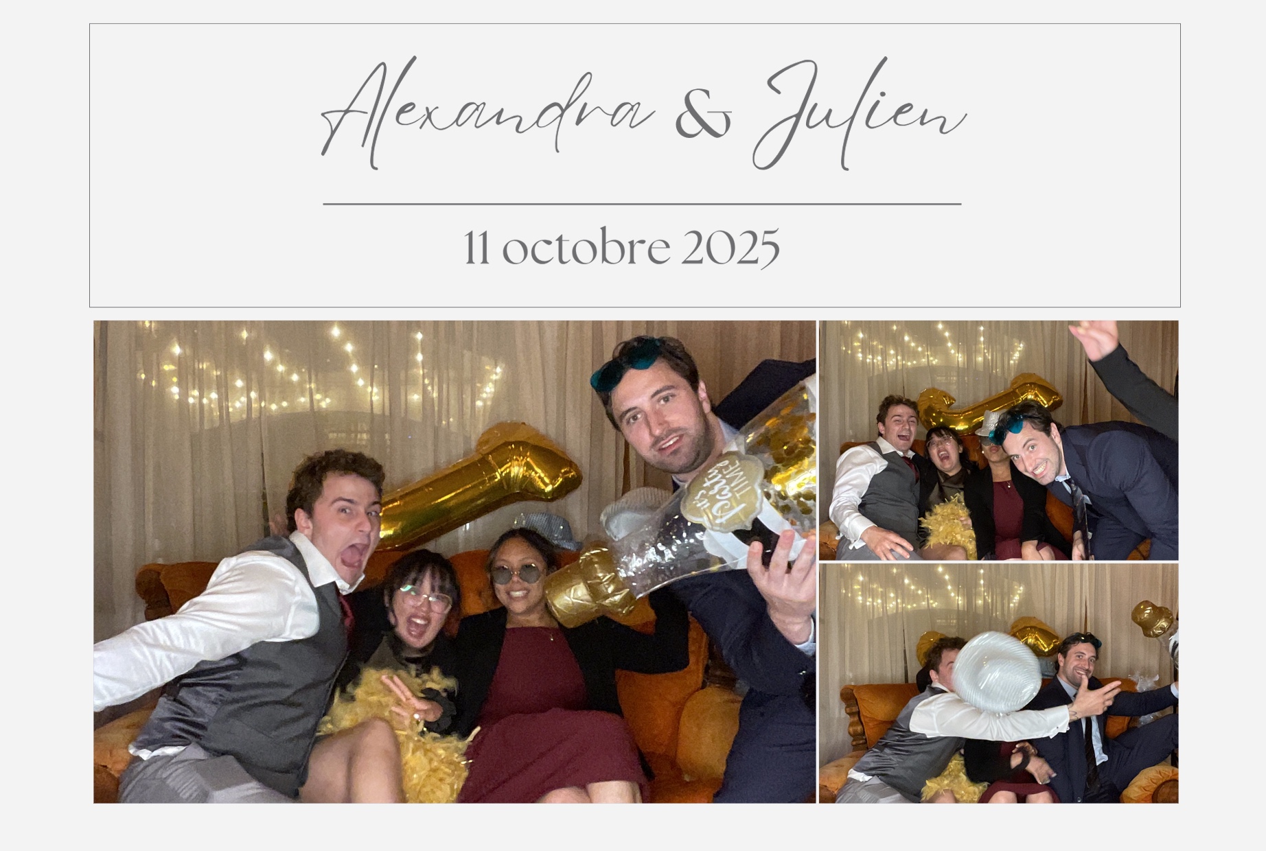 Mariage de Julien et Alexandra  | View more photos from the event at album.pbooth.red/u/Photobooth-RED/Mariage-de-Julien-et-Alexandra