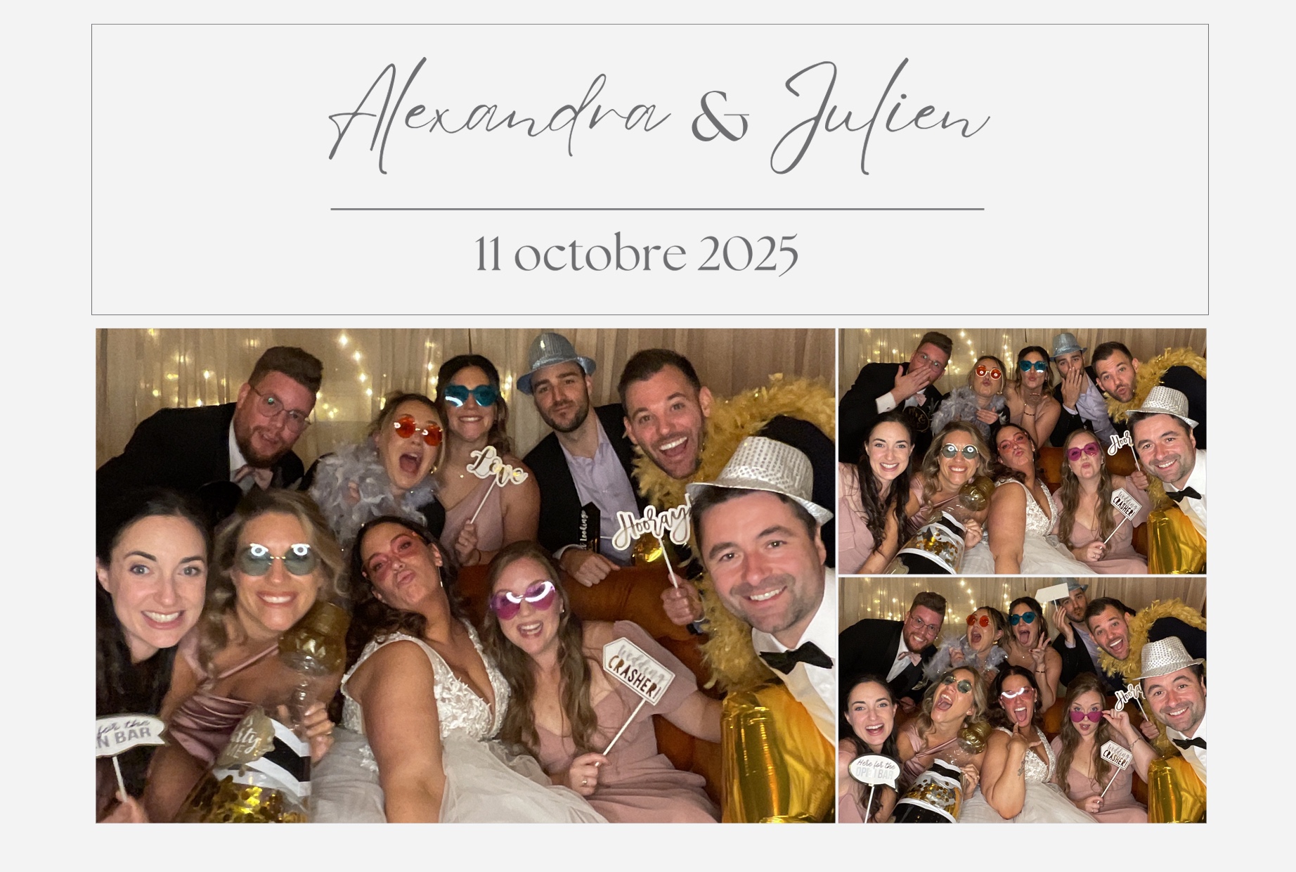 Mariage de Julien et Alexandra  | View more photos from the event at album.pbooth.red/u/Photobooth-RED/Mariage-de-Julien-et-Alexandra