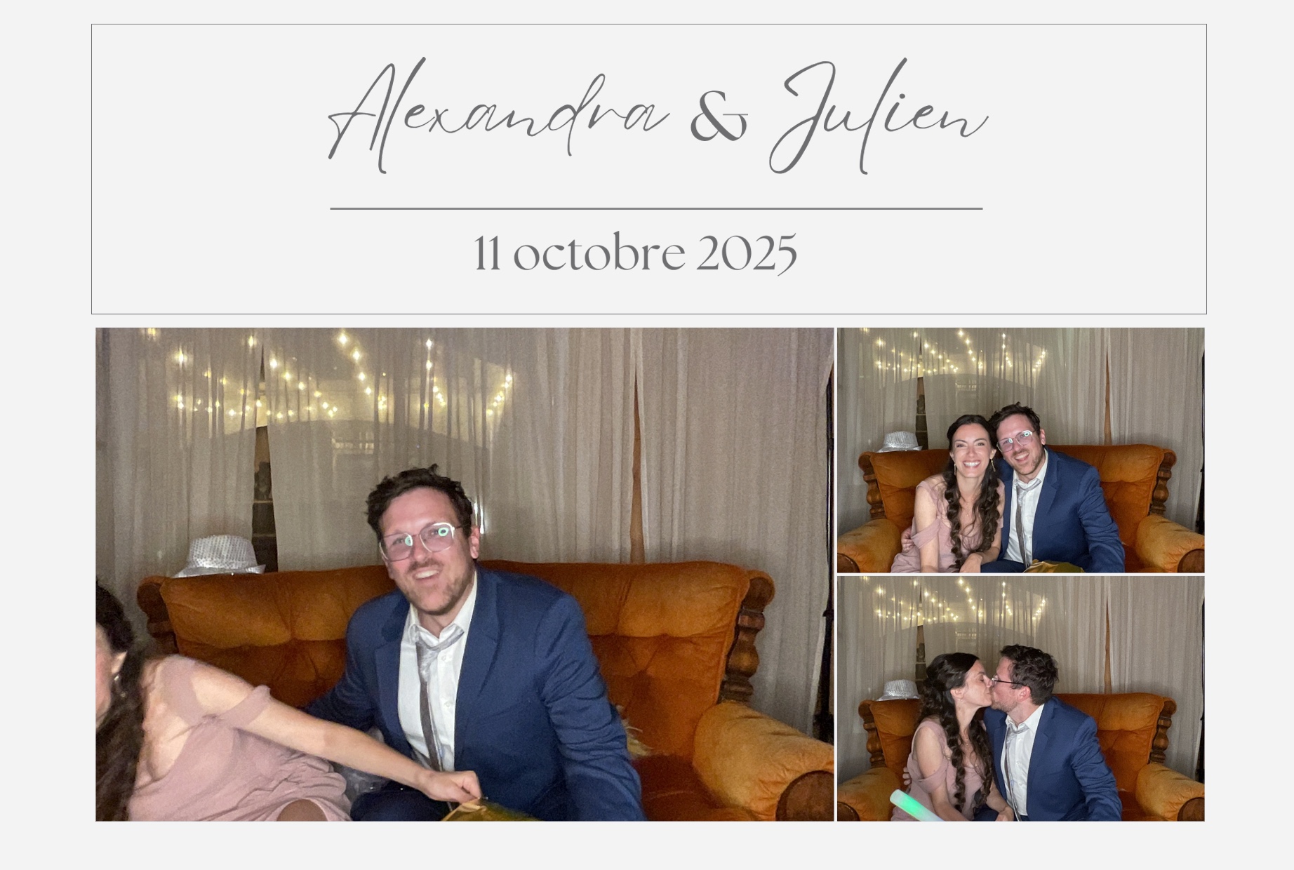 Mariage de Julien et Alexandra  | View more photos from the event at album.pbooth.red/u/Photobooth-RED/Mariage-de-Julien-et-Alexandra