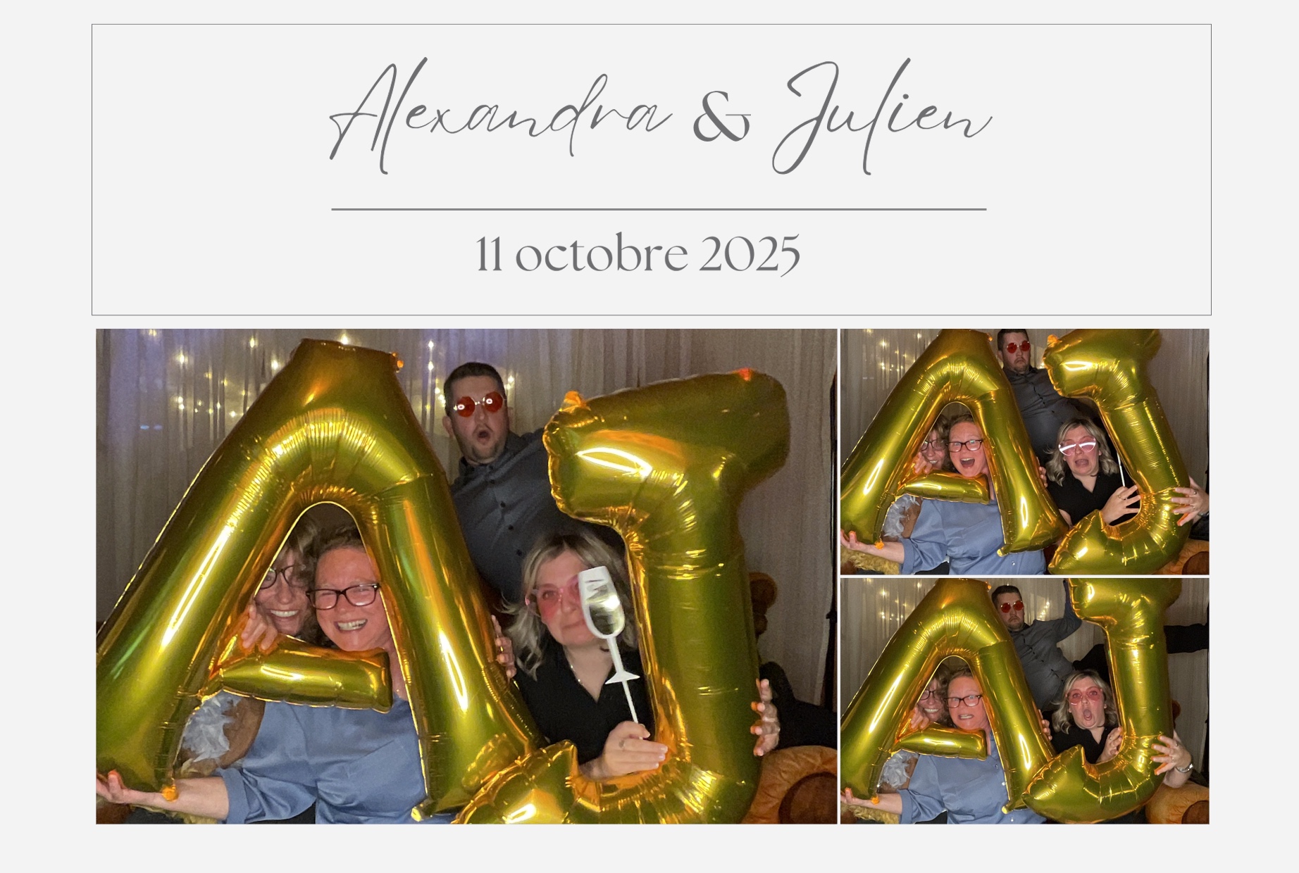 Mariage de Julien et Alexandra  | View more photos from the event at album.pbooth.red/u/Photobooth-RED/Mariage-de-Julien-et-Alexandra