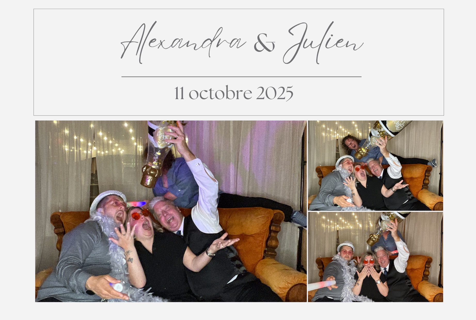 Mariage de Julien et Alexandra  | View more photos from the event at album.pbooth.red/u/Photobooth-RED/Mariage-de-Julien-et-Alexandra