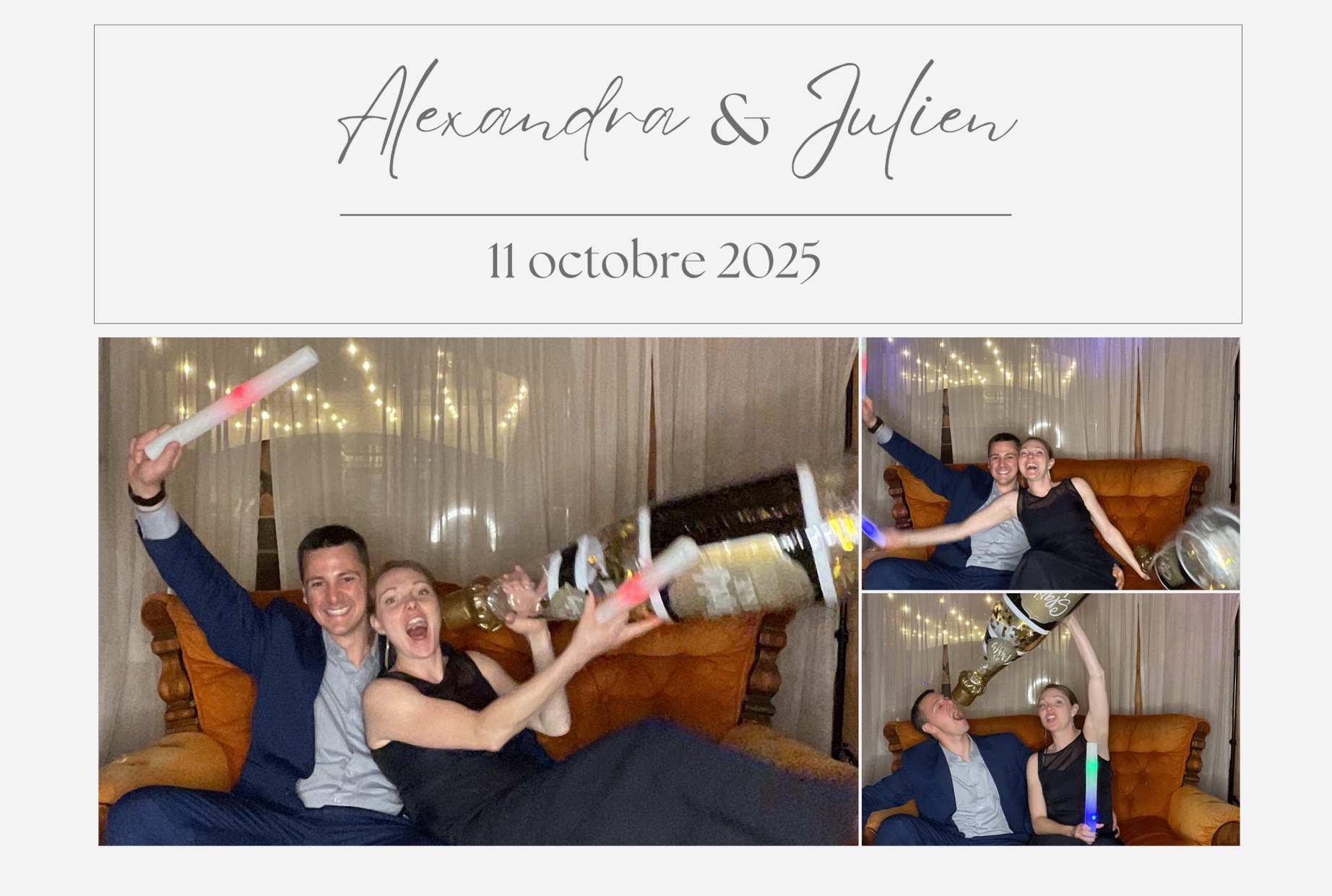 Mariage de Julien et Alexandra  | View more photos from the event at album.pbooth.red/u/Photobooth-RED/Mariage-de-Julien-et-Alexandra