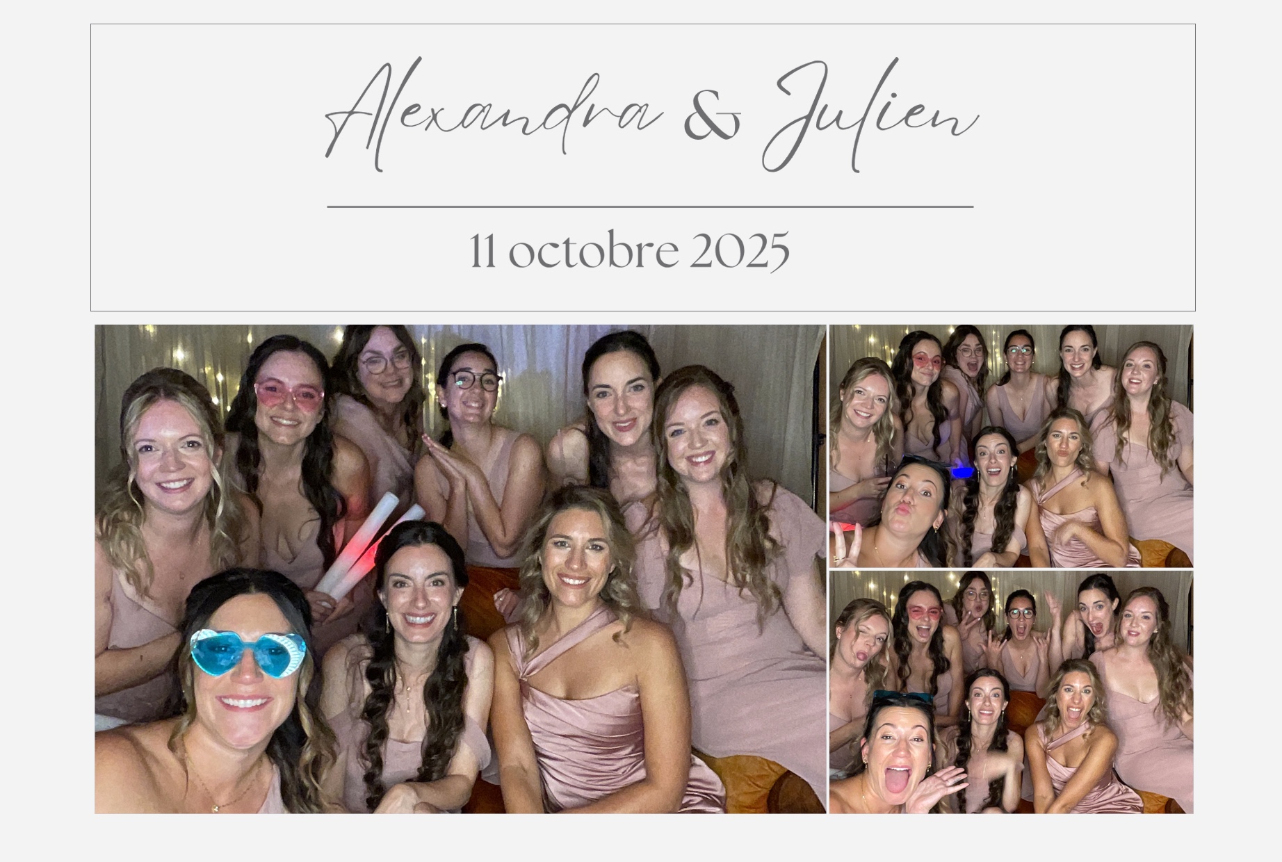 Mariage de Julien et Alexandra  | View more photos from the event at album.pbooth.red/u/Photobooth-RED/Mariage-de-Julien-et-Alexandra