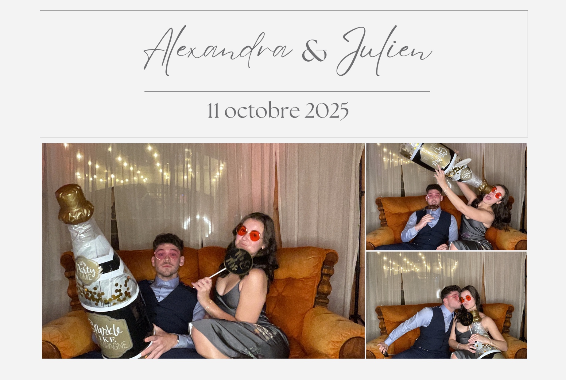 Mariage de Julien et Alexandra  | View more photos from the event at album.pbooth.red/u/Photobooth-RED/Mariage-de-Julien-et-Alexandra