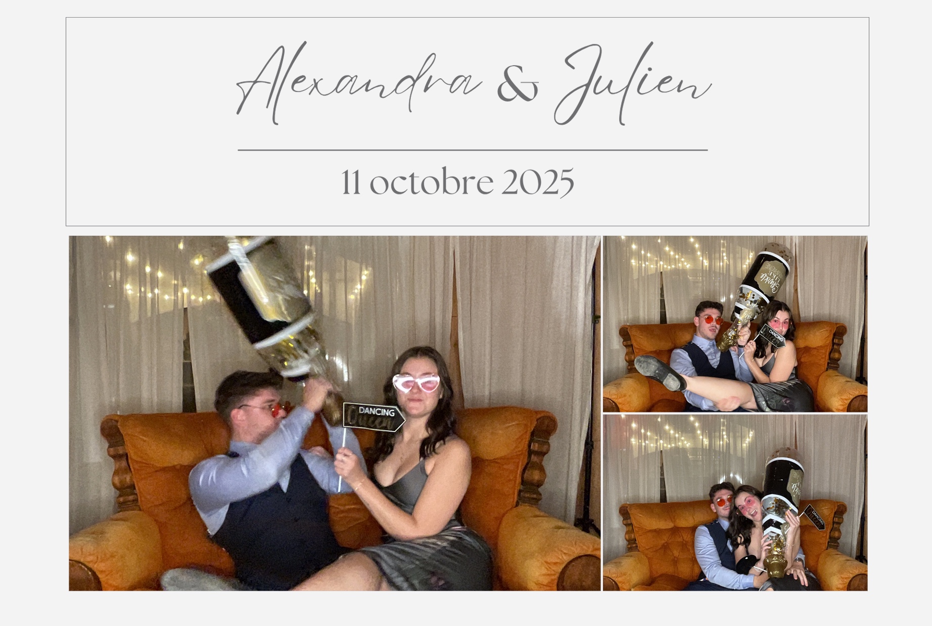 Mariage de Julien et Alexandra  | View more photos from the event at album.pbooth.red/u/Photobooth-RED/Mariage-de-Julien-et-Alexandra