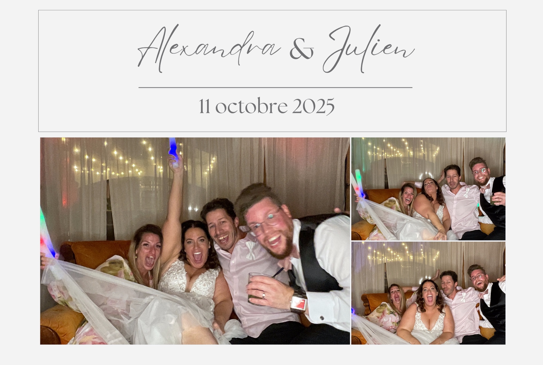 Mariage de Julien et Alexandra  | View more photos from the event at album.pbooth.red/u/Photobooth-RED/Mariage-de-Julien-et-Alexandra