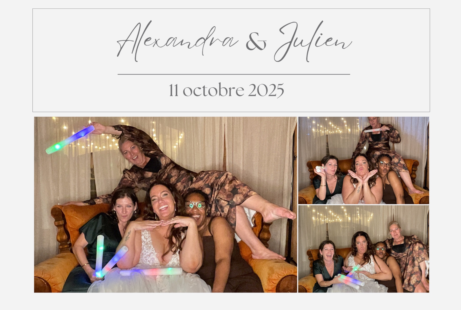 Mariage de Julien et Alexandra  | View more photos from the event at album.pbooth.red/u/Photobooth-RED/Mariage-de-Julien-et-Alexandra