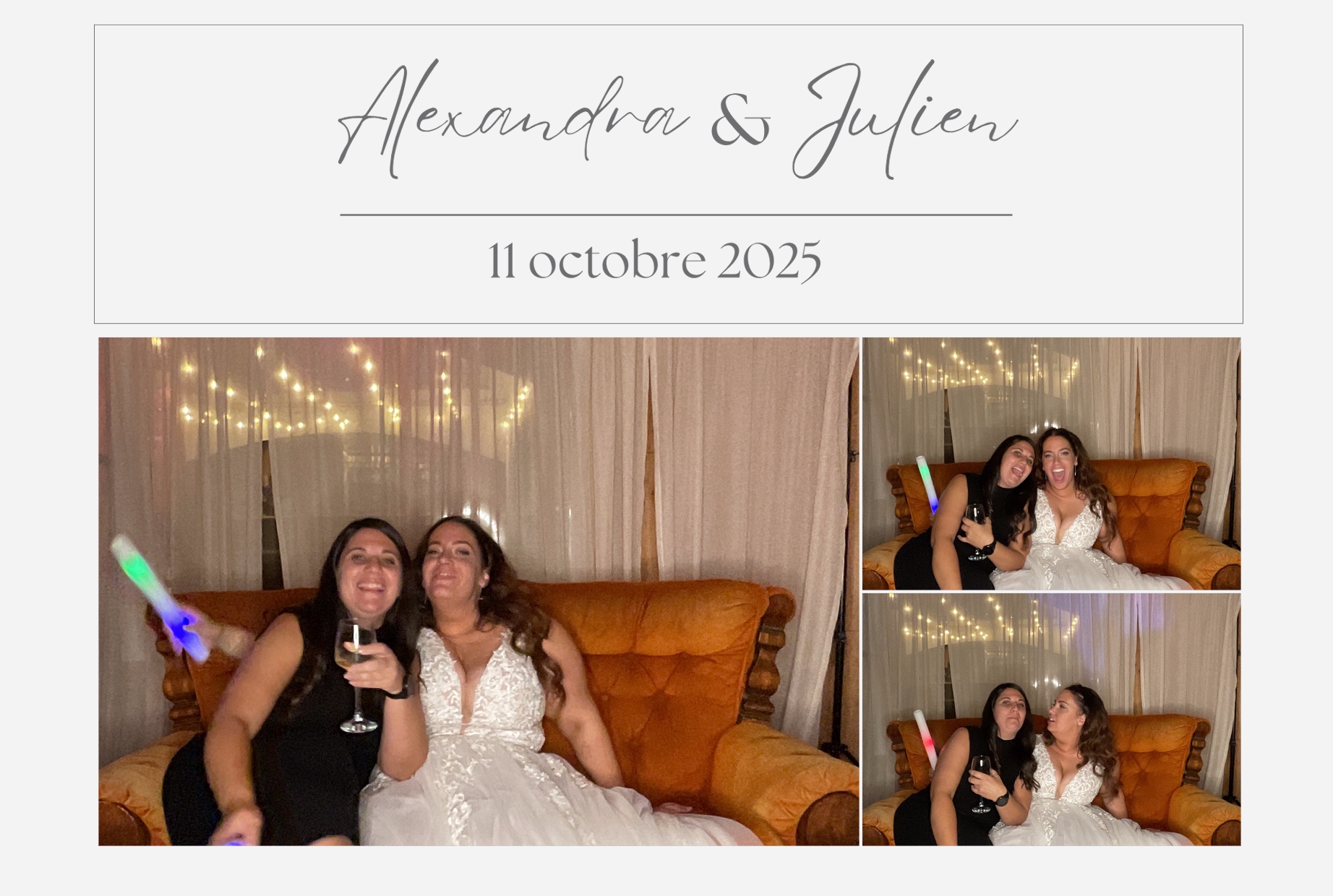 Mariage de Julien et Alexandra  | View more photos from the event at album.pbooth.red/u/Photobooth-RED/Mariage-de-Julien-et-Alexandra