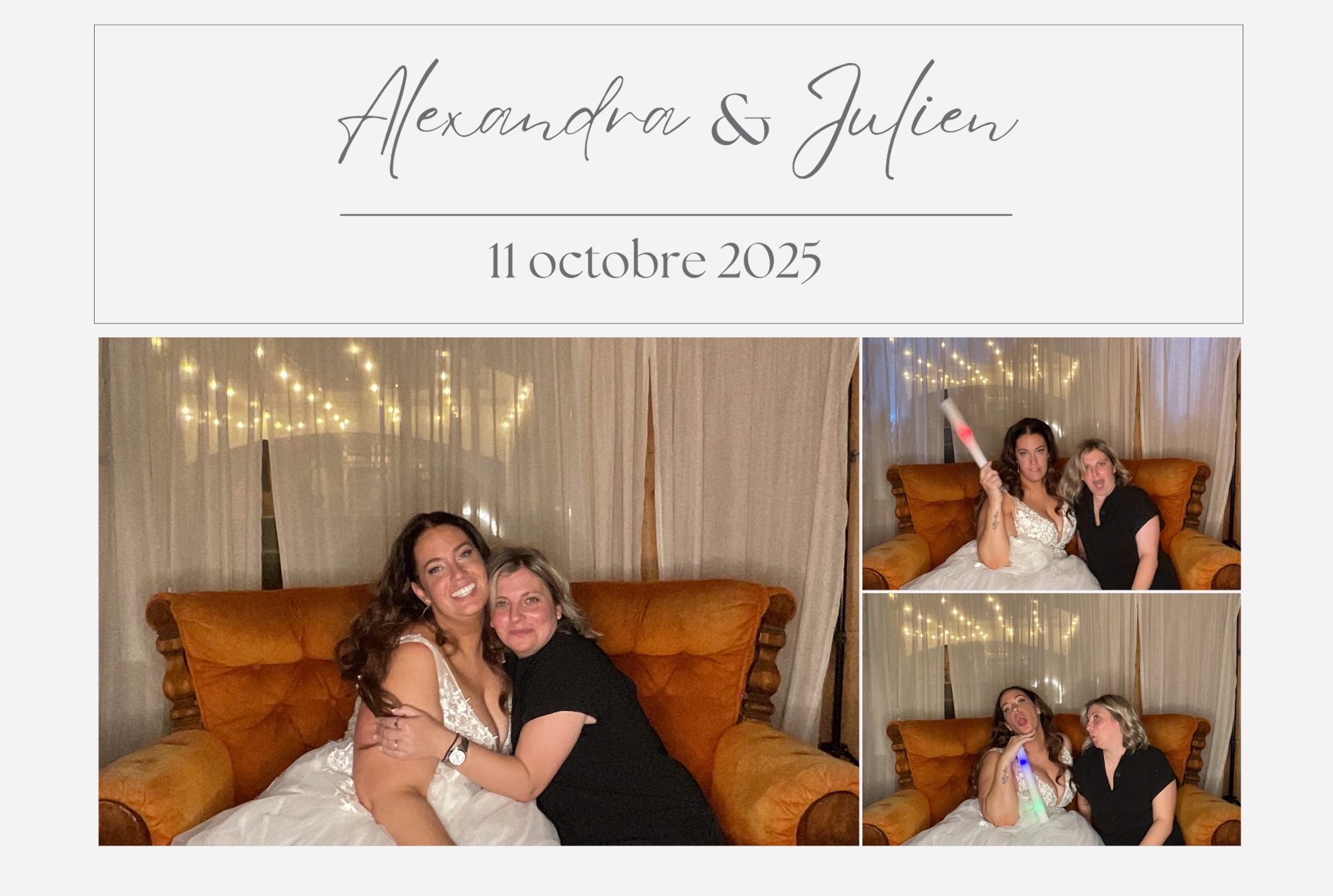 Mariage de Julien et Alexandra  | View more photos from the event at album.pbooth.red/u/Photobooth-RED/Mariage-de-Julien-et-Alexandra