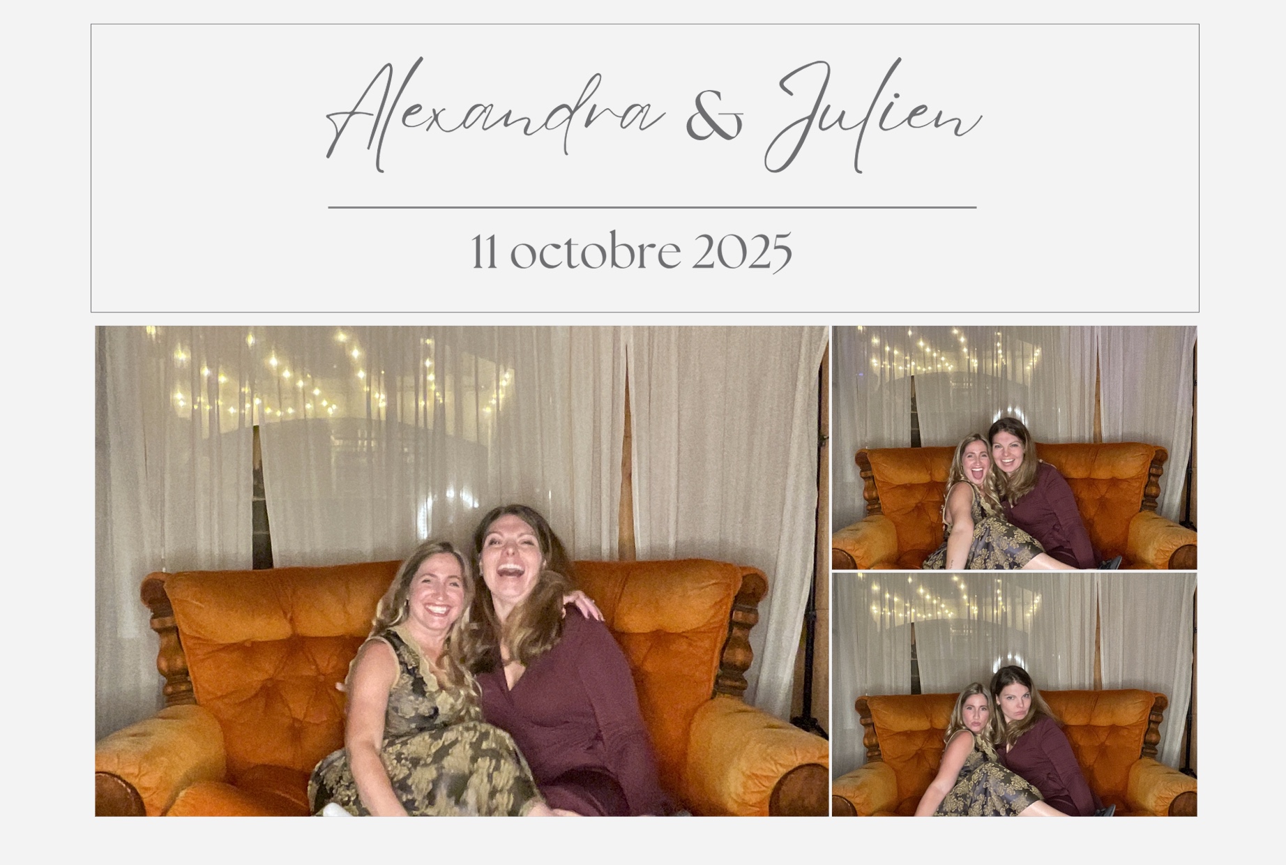 Mariage de Julien et Alexandra  | View more photos from the event at album.pbooth.red/u/Photobooth-RED/Mariage-de-Julien-et-Alexandra