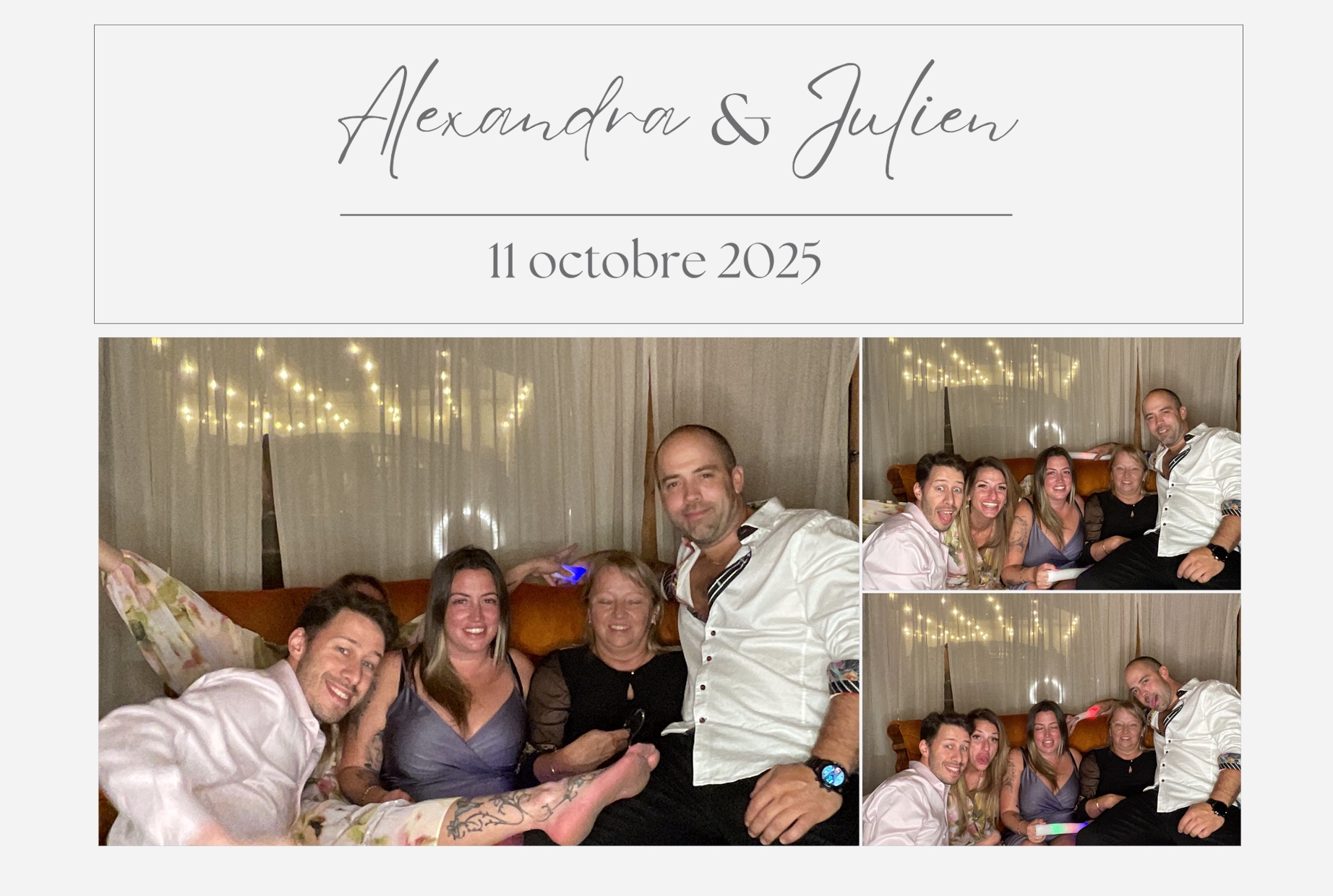 Mariage de Julien et Alexandra  | View more photos from the event at album.pbooth.red/u/Photobooth-RED/Mariage-de-Julien-et-Alexandra