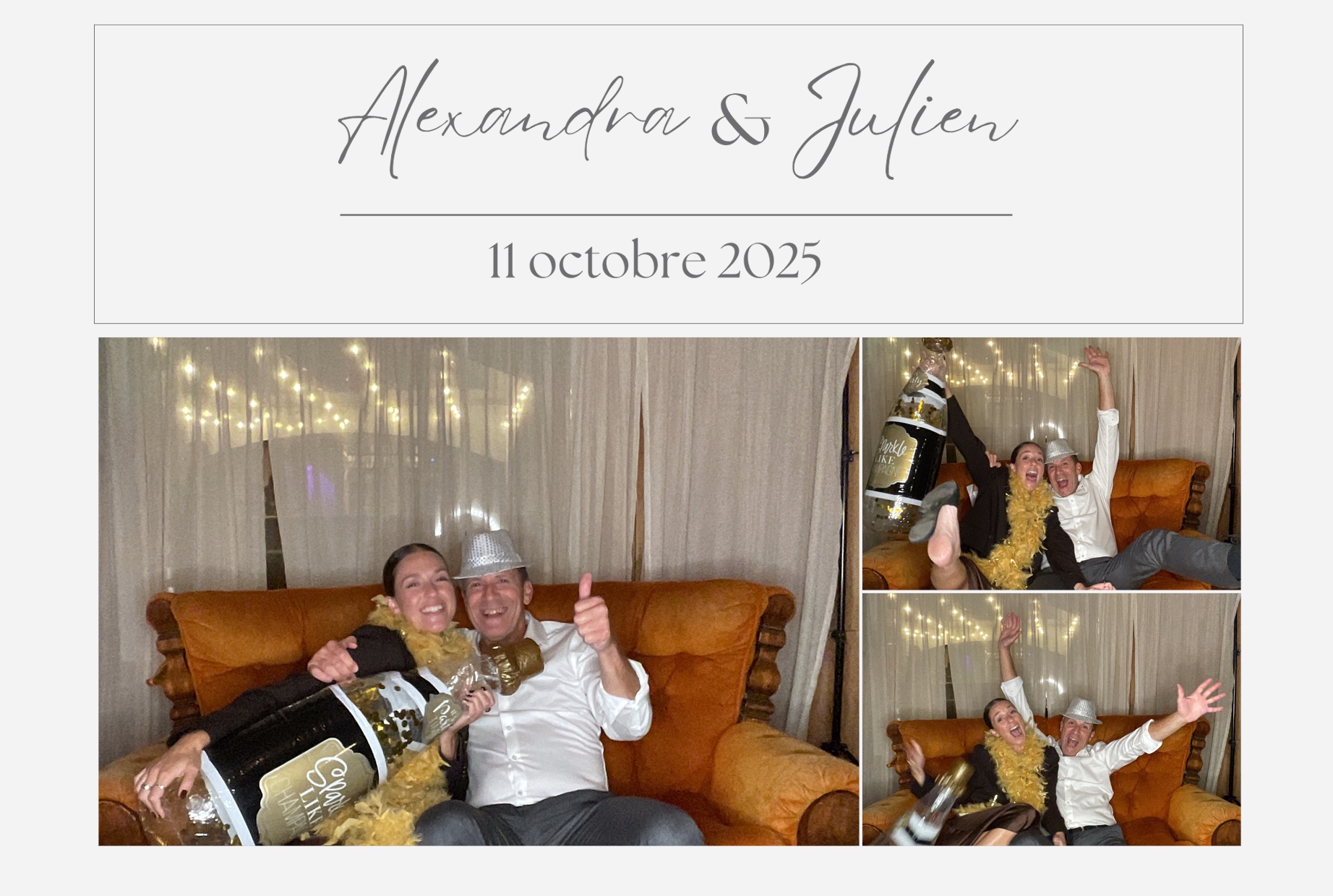 Mariage de Julien et Alexandra  | View more photos from the event at album.pbooth.red/u/Photobooth-RED/Mariage-de-Julien-et-Alexandra