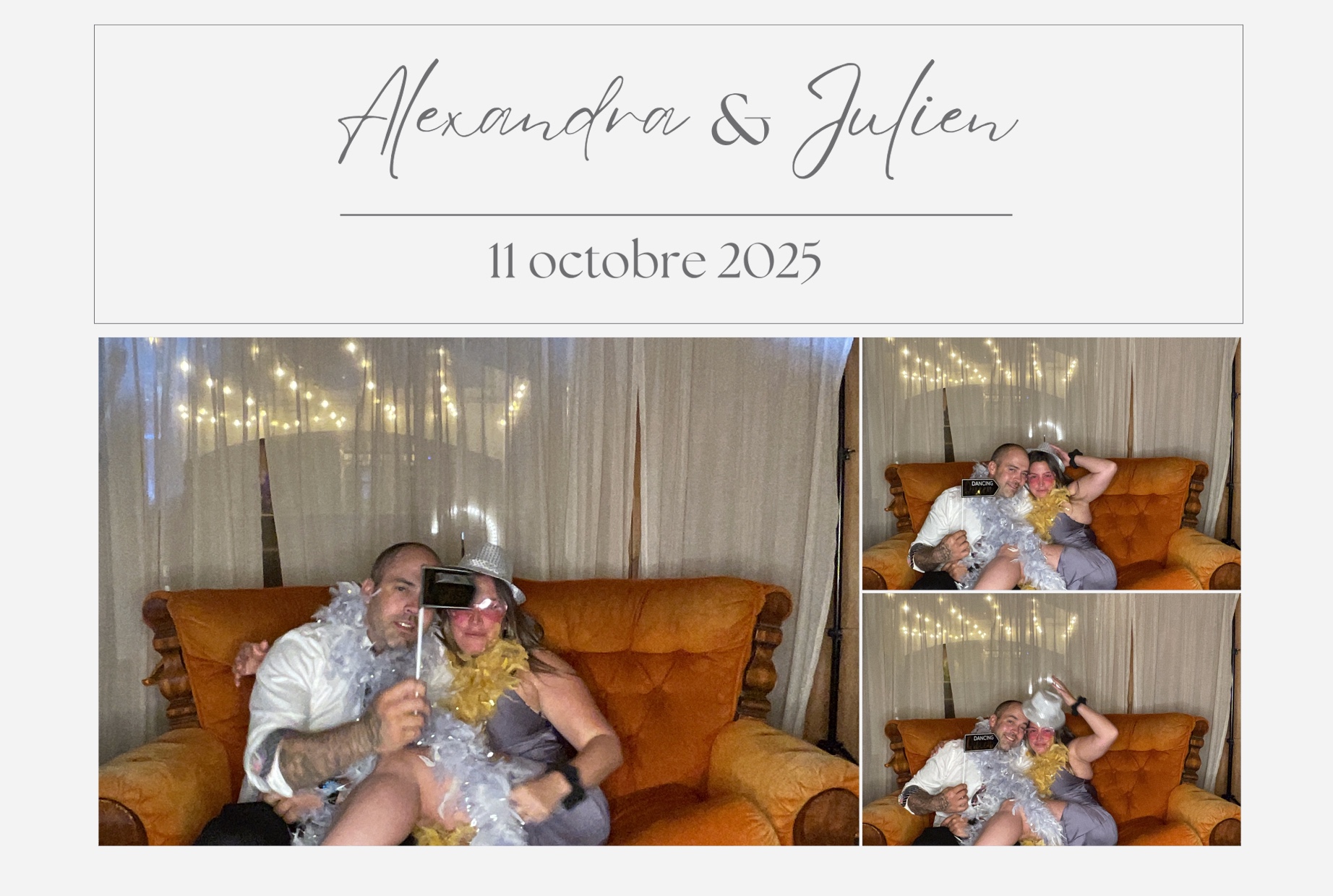 Mariage de Julien et Alexandra  | View more photos from the event at album.pbooth.red/u/Photobooth-RED/Mariage-de-Julien-et-Alexandra