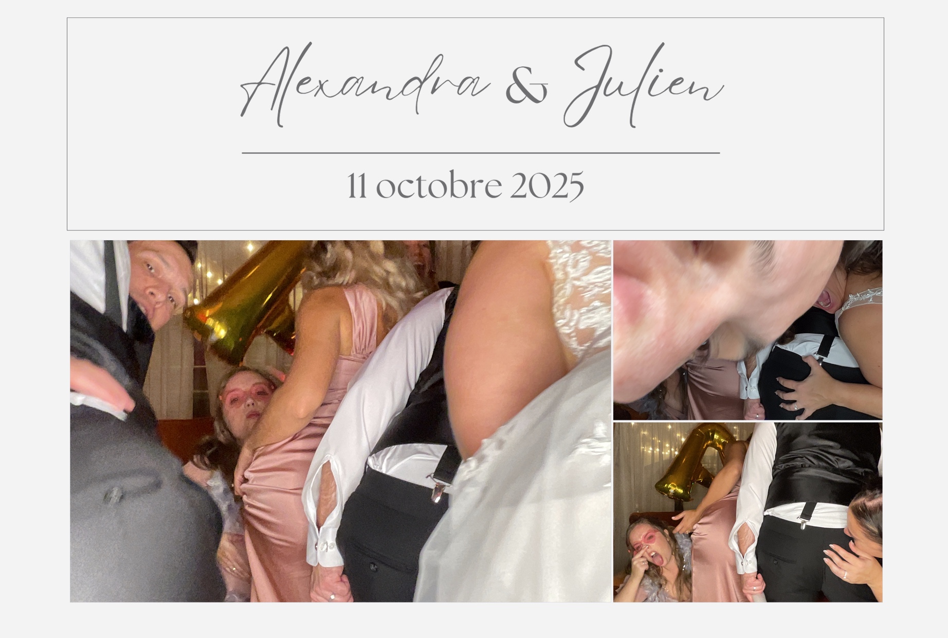 Mariage de Julien et Alexandra  | View more photos from the event at album.pbooth.red/u/Photobooth-RED/Mariage-de-Julien-et-Alexandra