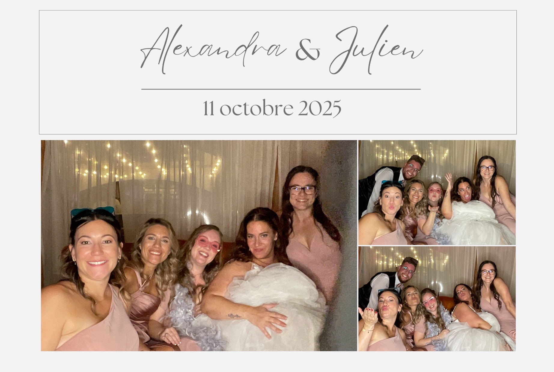 Mariage de Julien et Alexandra  | View more photos from the event at album.pbooth.red/u/Photobooth-RED/Mariage-de-Julien-et-Alexandra