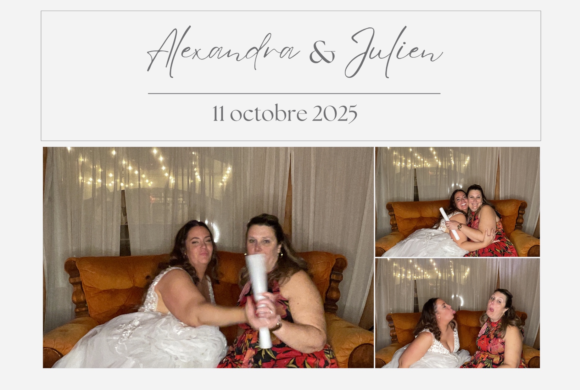 Mariage de Julien et Alexandra  | View more photos from the event at album.pbooth.red/u/Photobooth-RED/Mariage-de-Julien-et-Alexandra