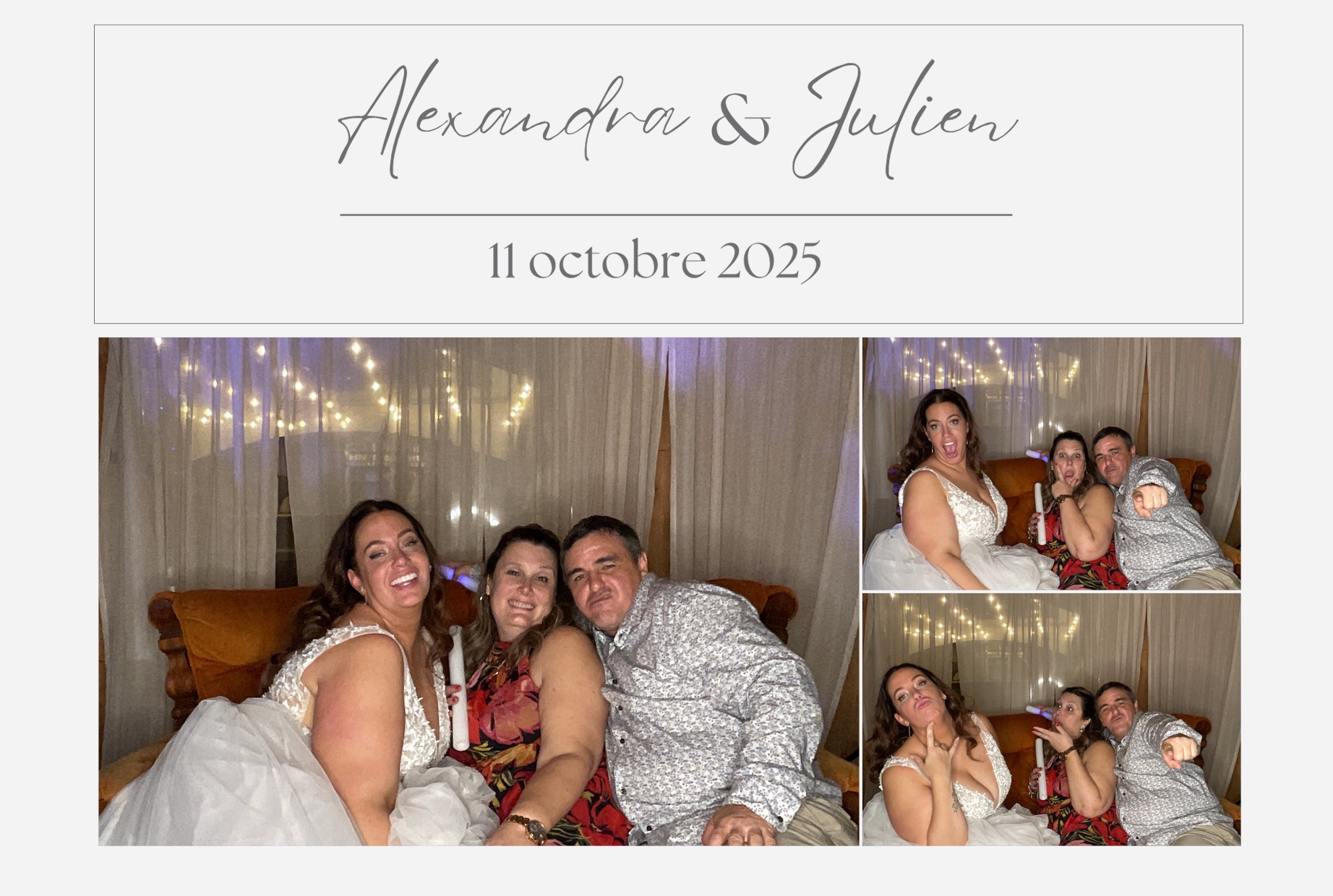 Mariage de Julien et Alexandra  | View more photos from the event at album.pbooth.red/u/Photobooth-RED/Mariage-de-Julien-et-Alexandra