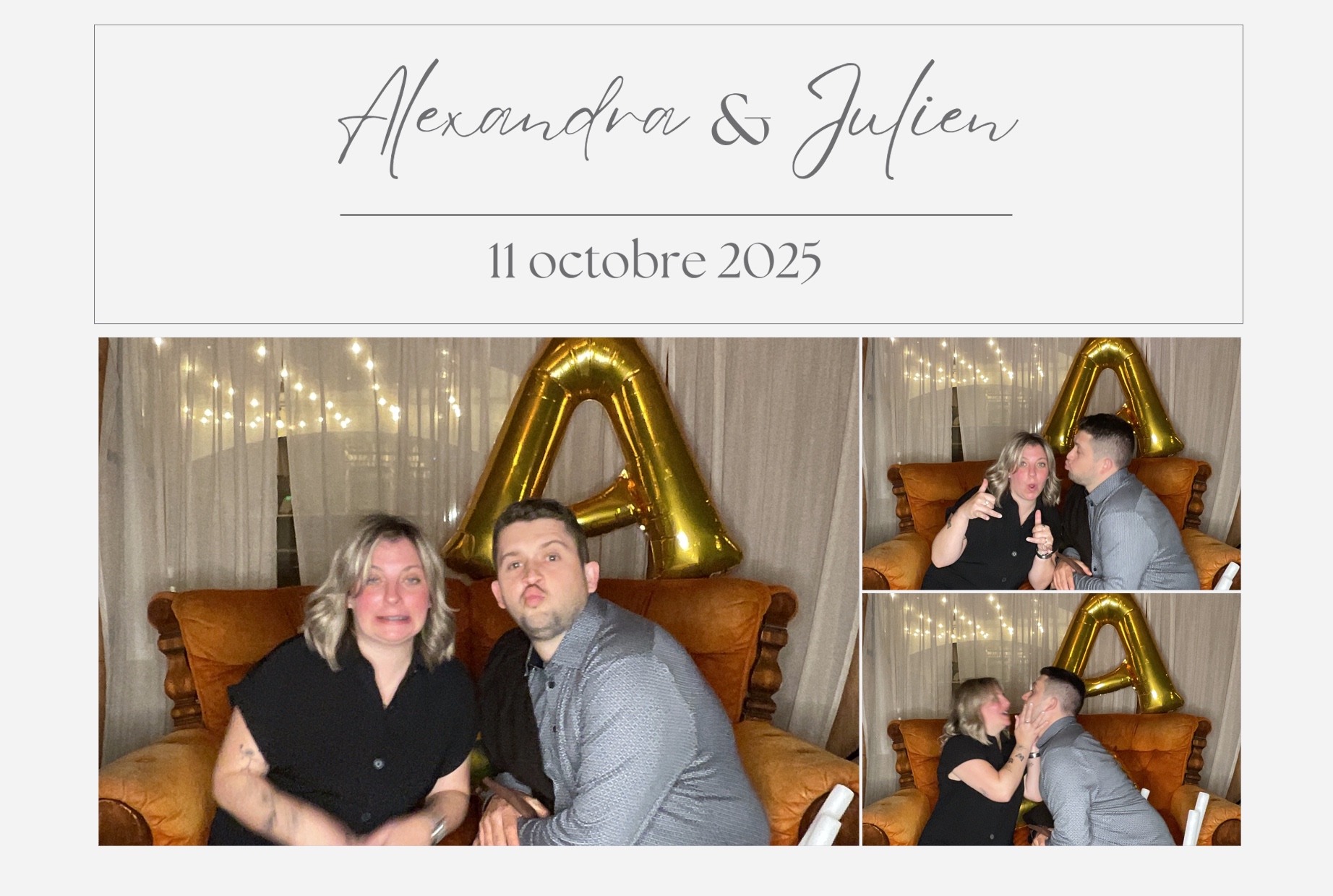 Mariage de Julien et Alexandra  | View more photos from the event at album.pbooth.red/u/Photobooth-RED/Mariage-de-Julien-et-Alexandra