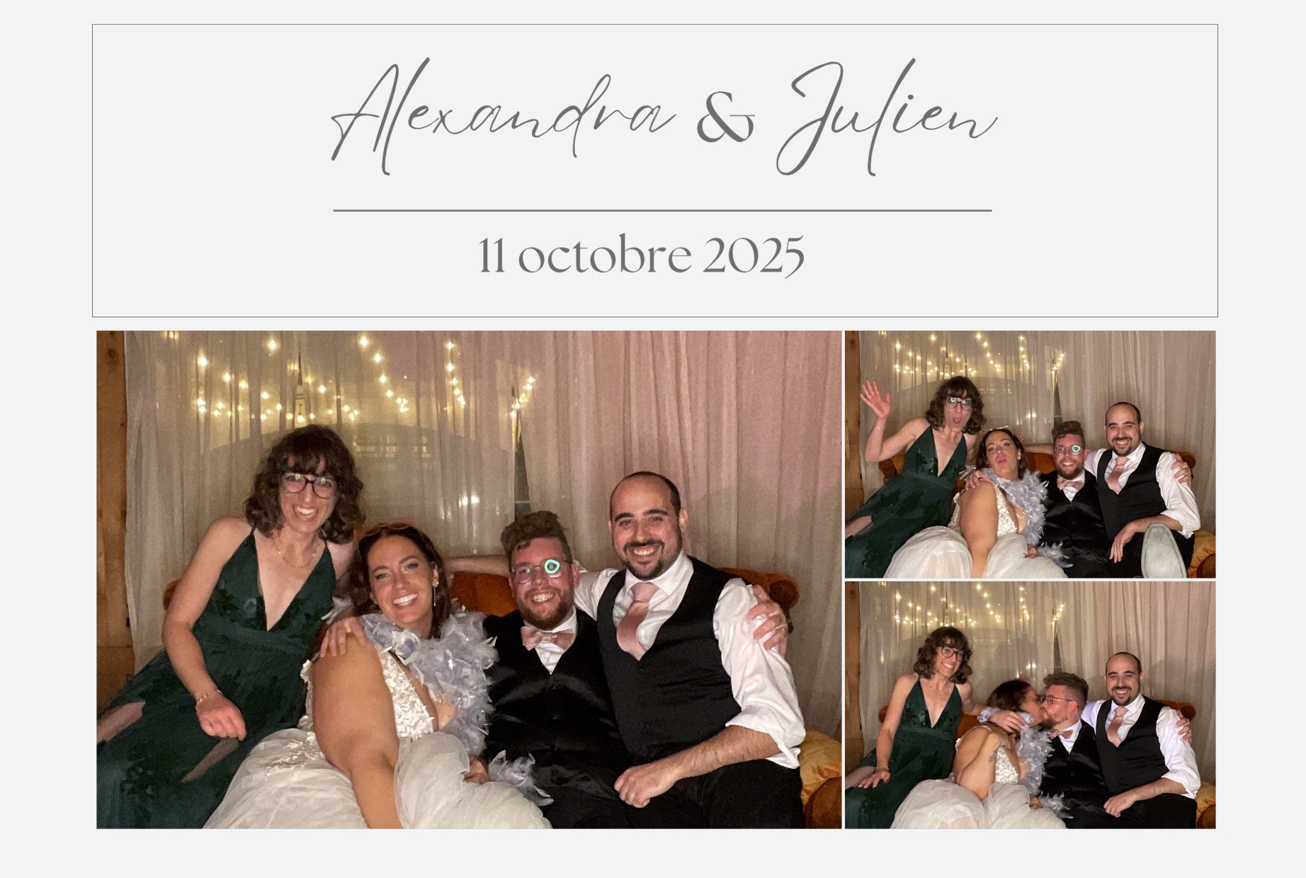 Mariage de Julien et Alexandra  | View more photos from the event at album.pbooth.red/u/Photobooth-RED/Mariage-de-Julien-et-Alexandra