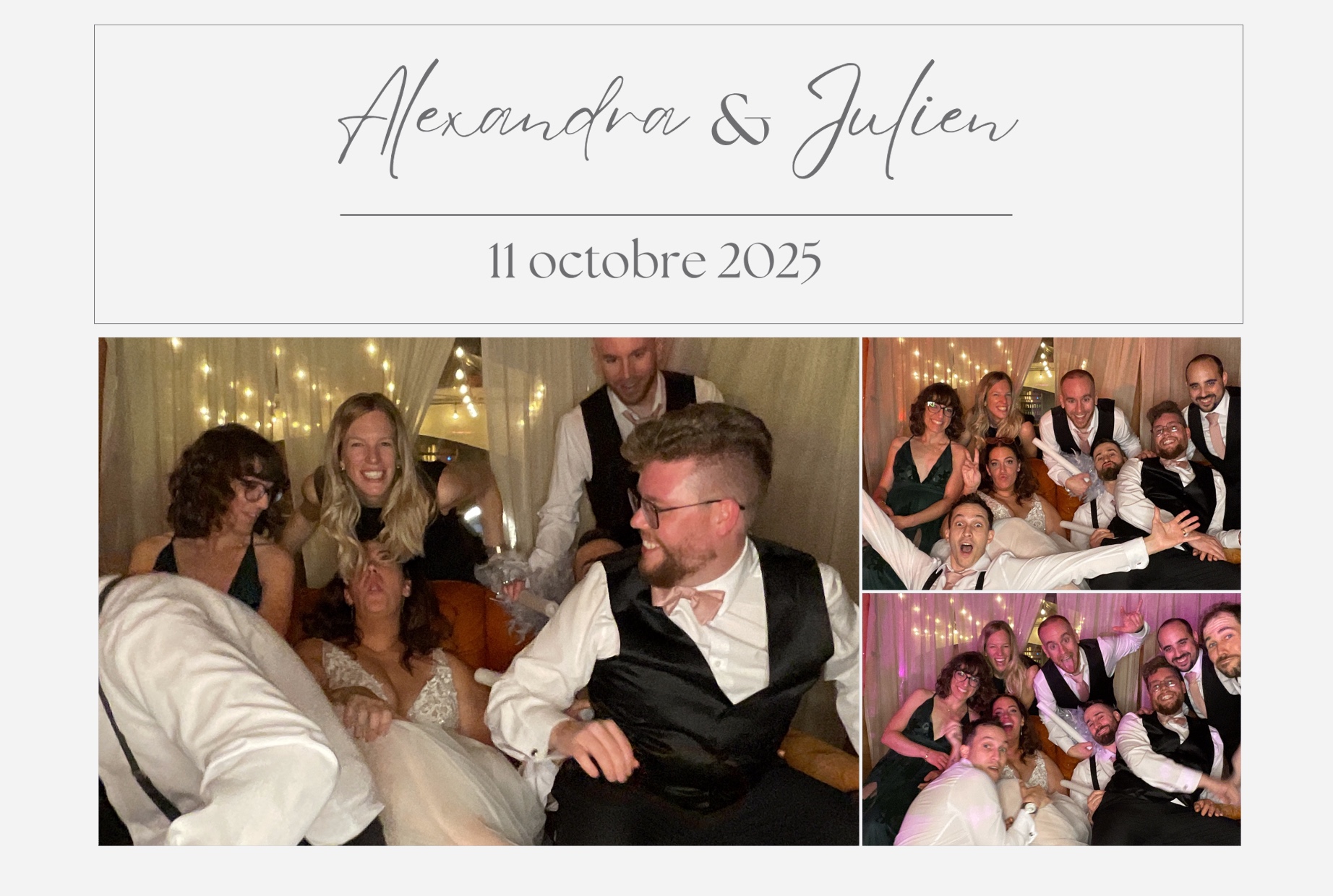 Mariage de Julien et Alexandra  | View more photos from the event at album.pbooth.red/u/Photobooth-RED/Mariage-de-Julien-et-Alexandra