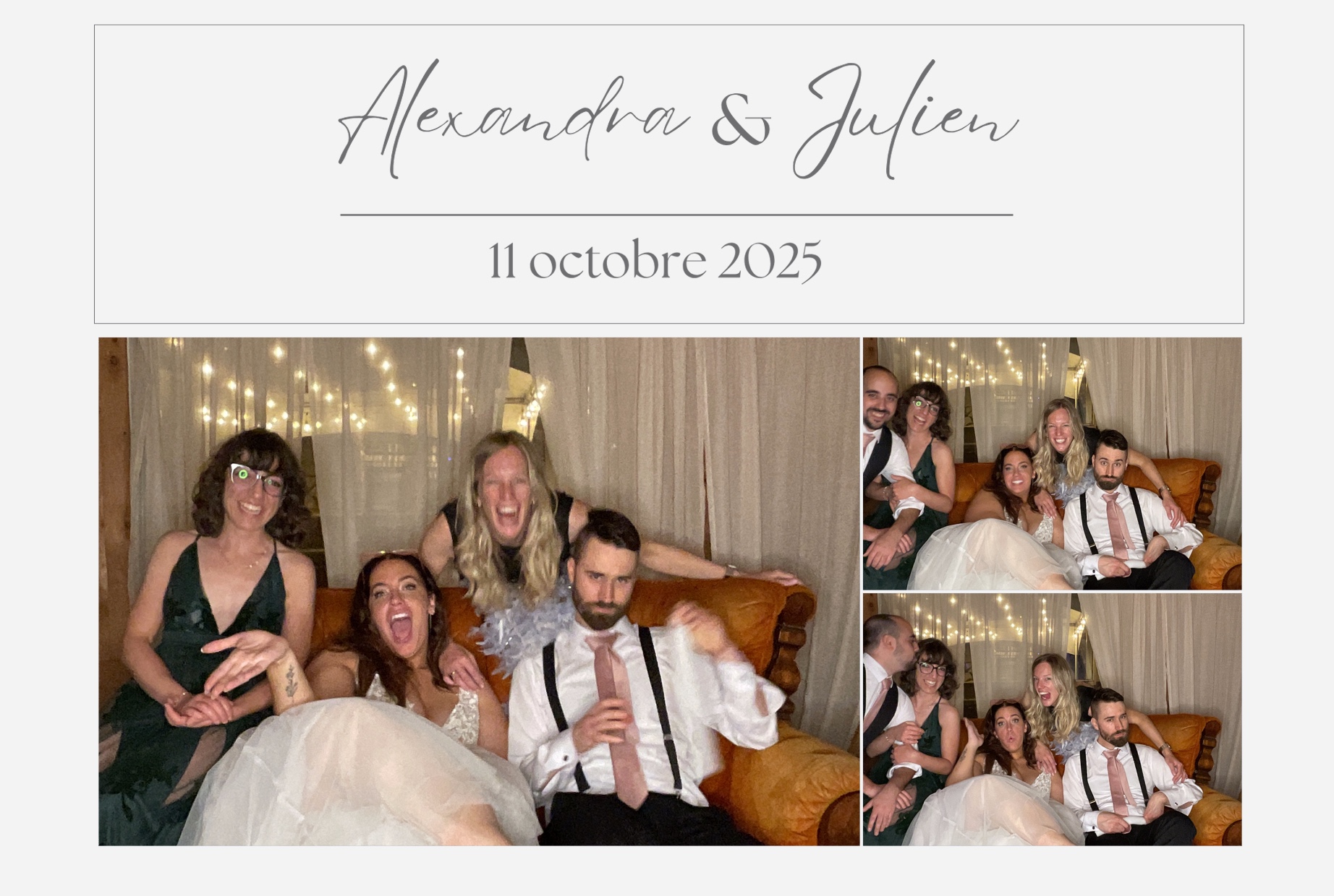 Mariage de Julien et Alexandra  | View more photos from the event at album.pbooth.red/u/Photobooth-RED/Mariage-de-Julien-et-Alexandra