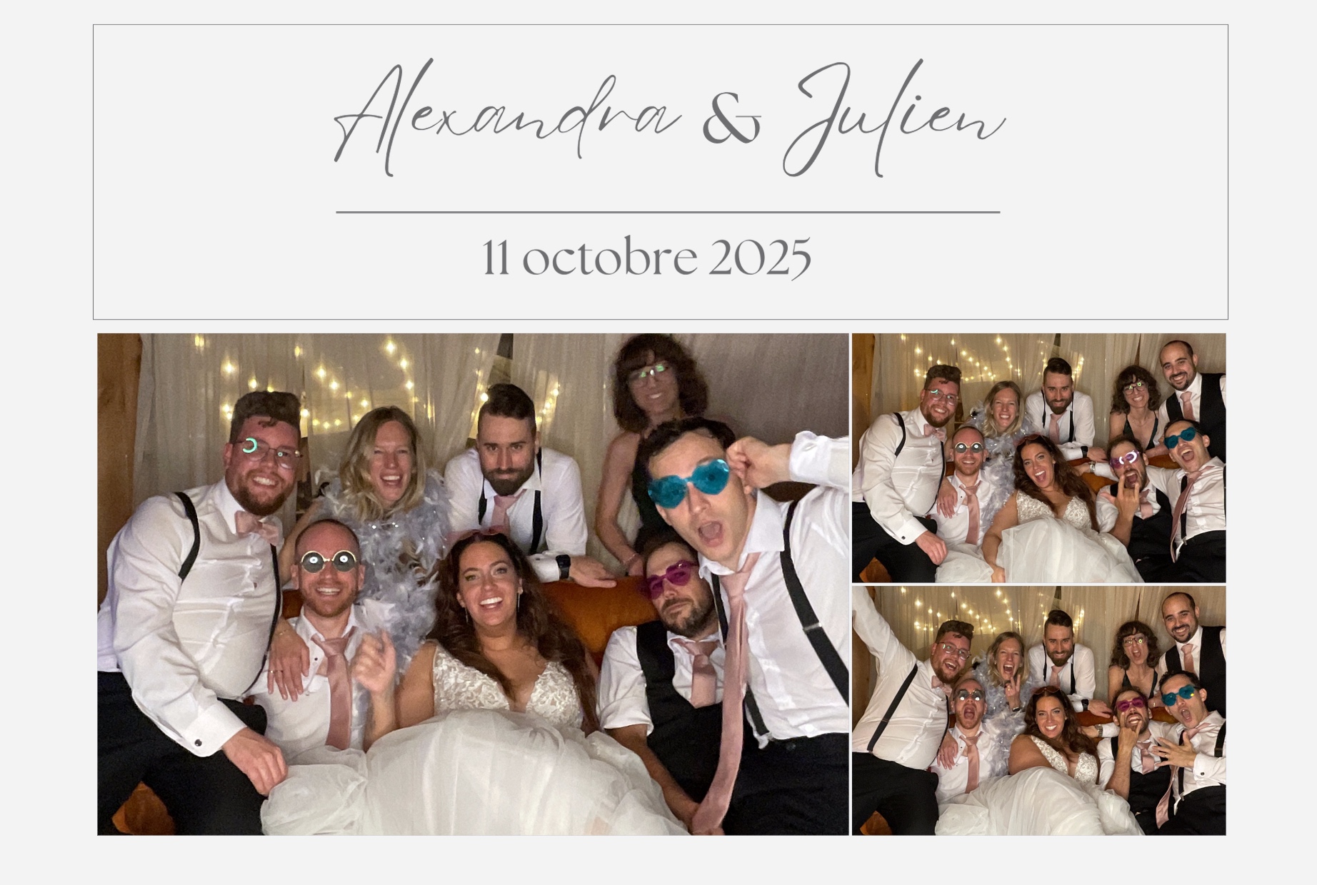 Mariage de Julien et Alexandra  | View more photos from the event at album.pbooth.red/u/Photobooth-RED/Mariage-de-Julien-et-Alexandra