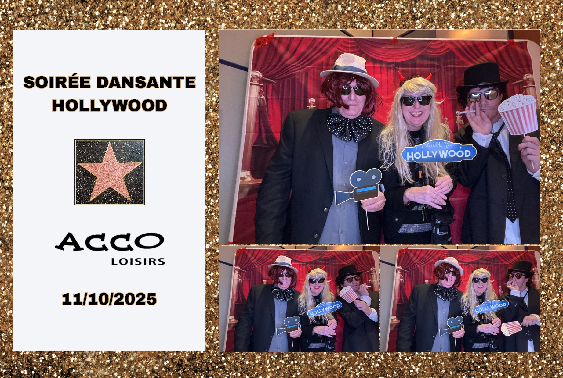 Soirée Hollywood | View more photos from the event at album.pbooth.red/u/Photobooth-RED/Soirée-Hollywood