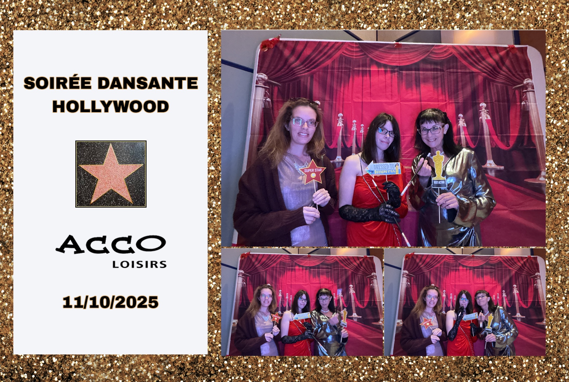 Soirée Hollywood | View more photos from the event at album.pbooth.red/u/Photobooth-RED/Soirée-Hollywood