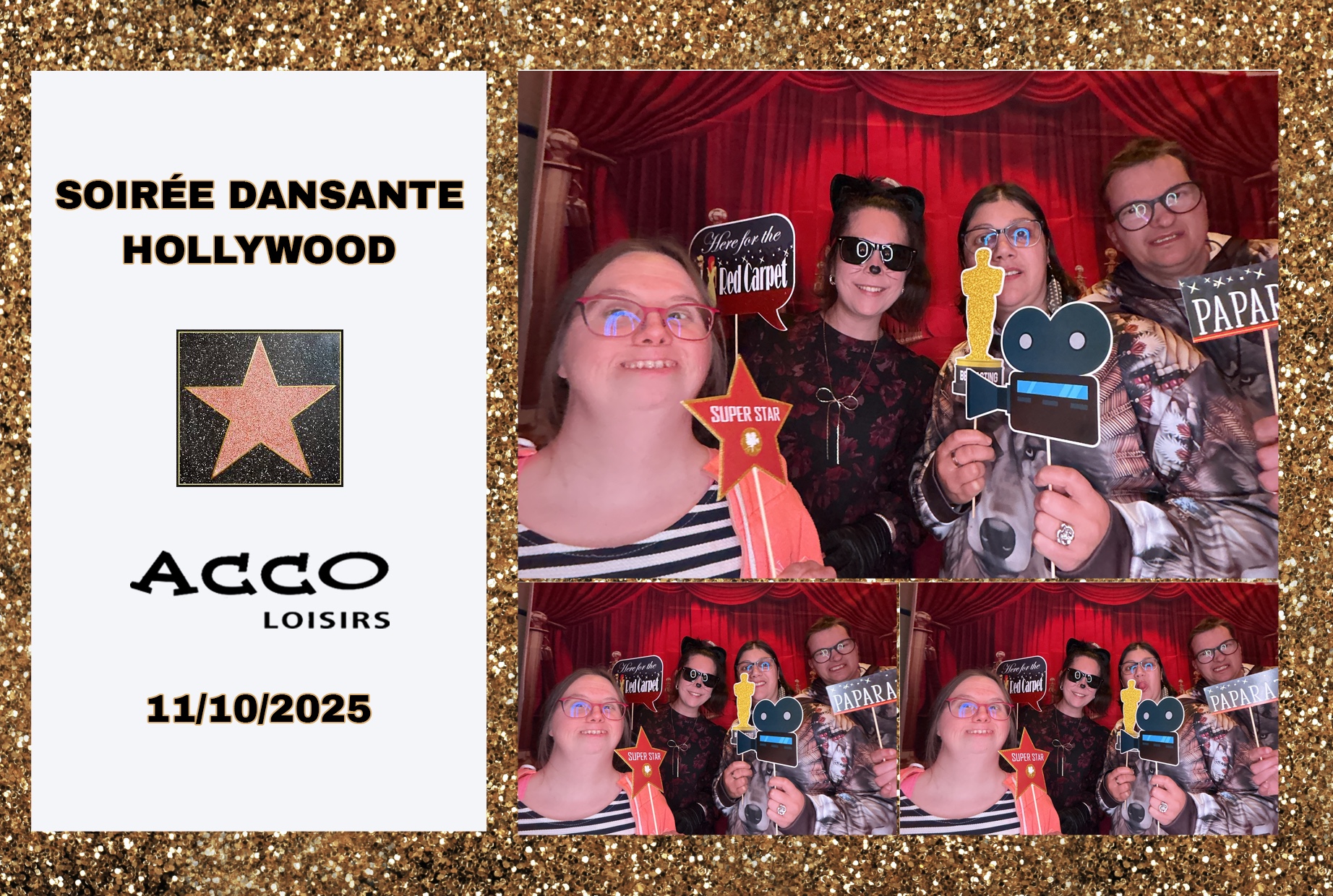 Soirée Hollywood | View more photos from the event at album.pbooth.red/u/Photobooth-RED/Soirée-Hollywood