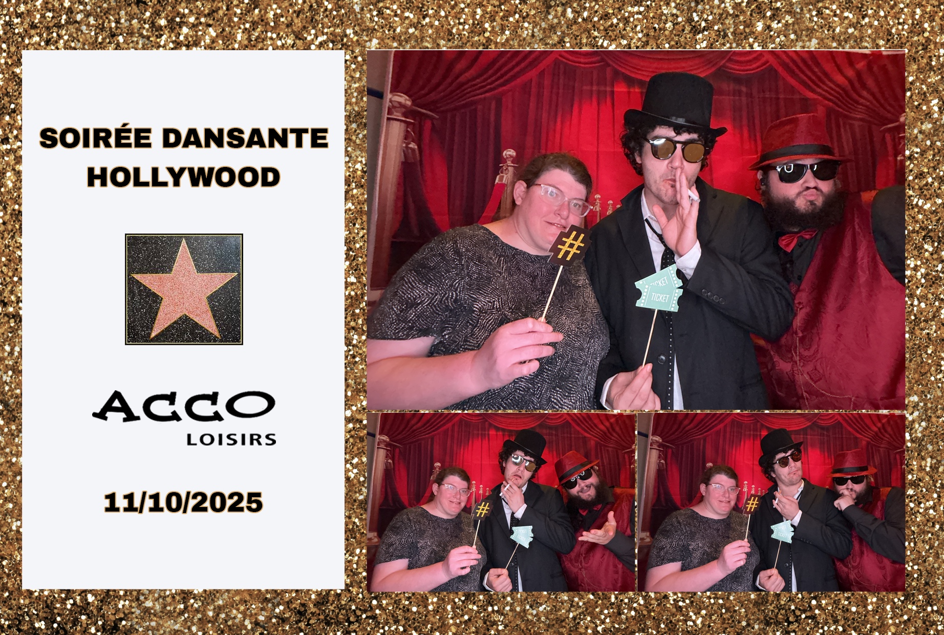 Soirée Hollywood | View more photos from the event at album.pbooth.red/u/Photobooth-RED/Soirée-Hollywood