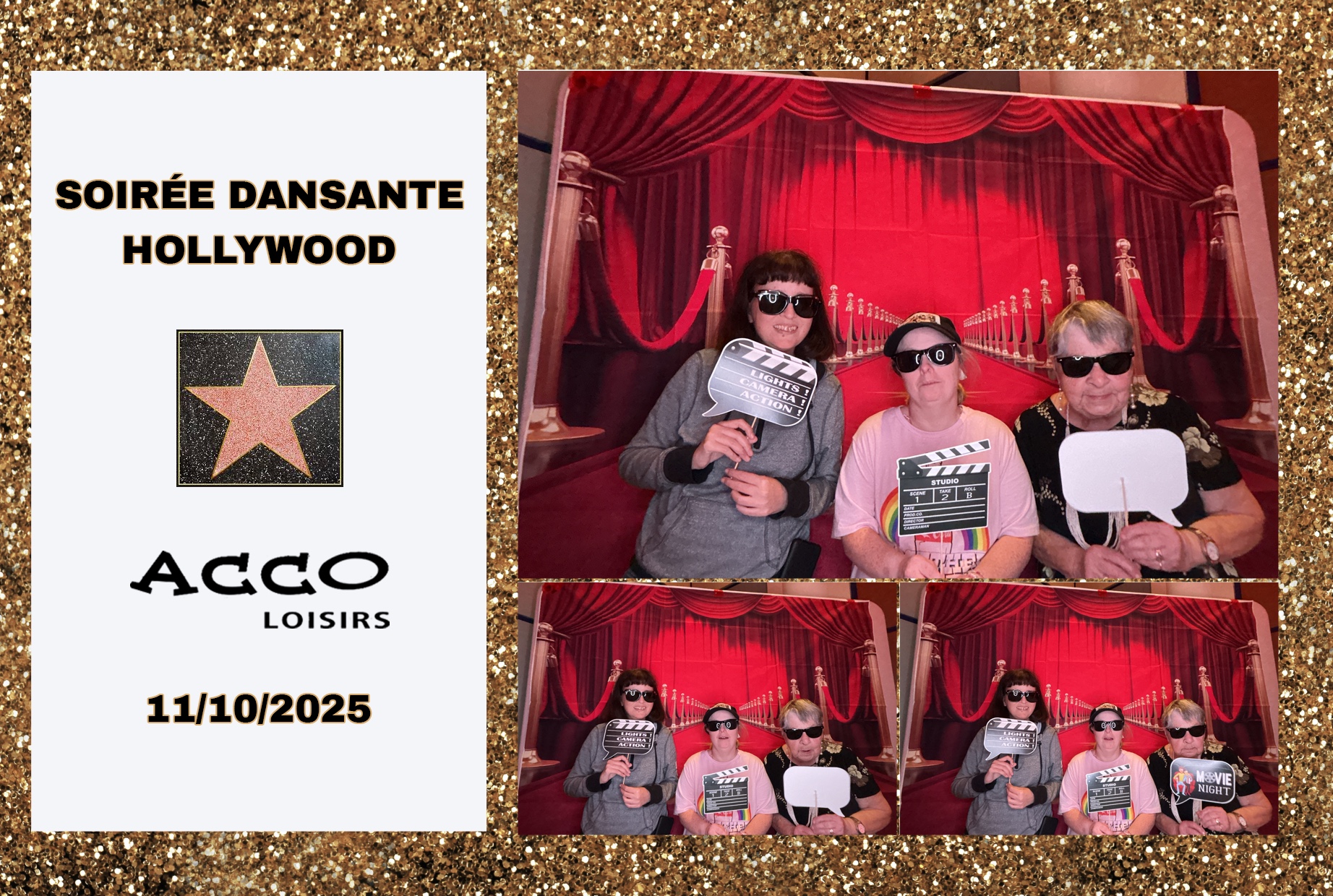 Soirée Hollywood | View more photos from the event at album.pbooth.red/u/Photobooth-RED/Soirée-Hollywood