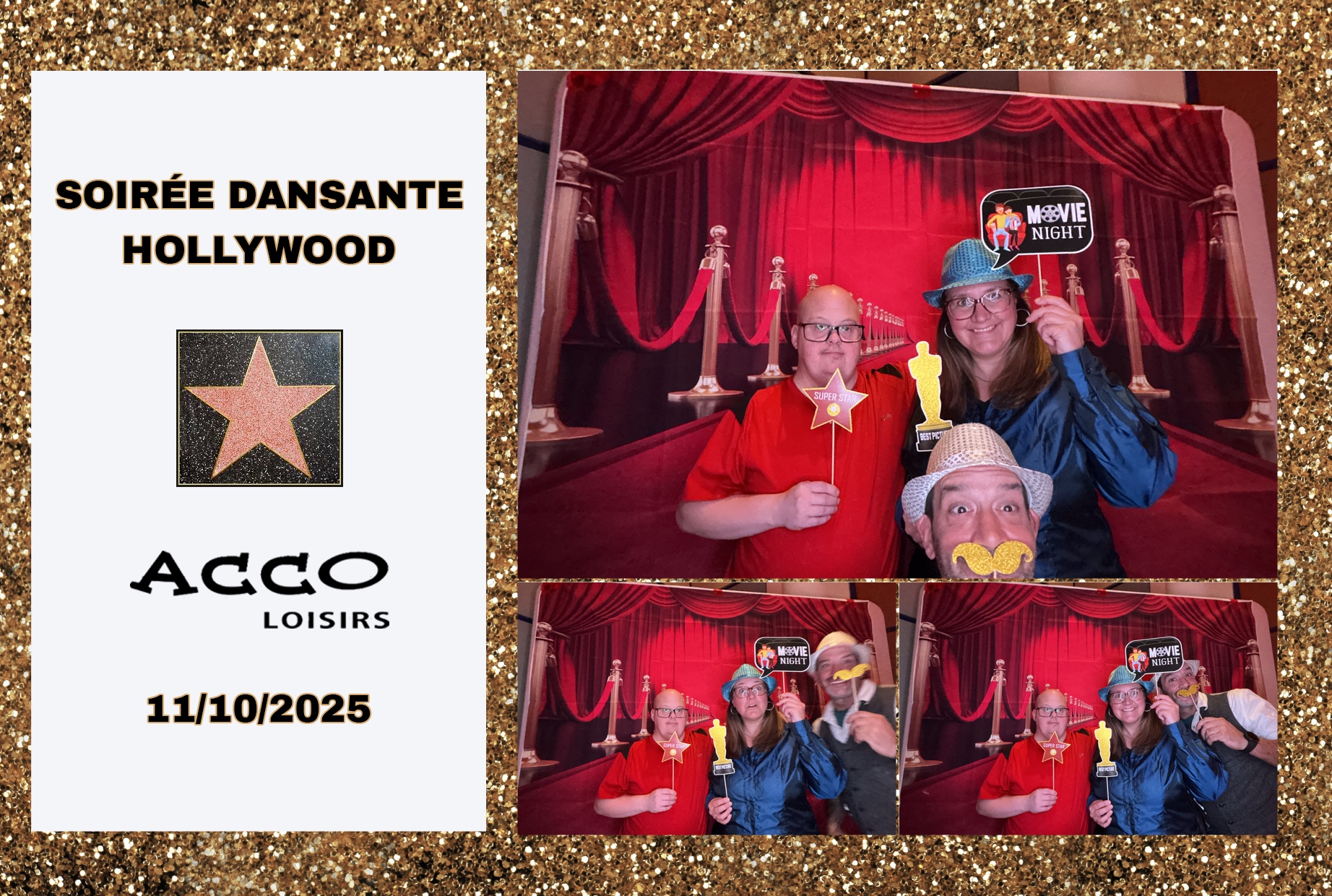 Soirée Hollywood | View more photos from the event at album.pbooth.red/u/Photobooth-RED/Soirée-Hollywood