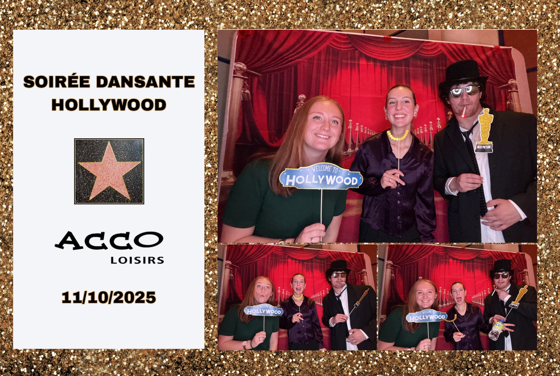 Soirée Hollywood | View more photos from the event at album.pbooth.red/u/Photobooth-RED/Soirée-Hollywood