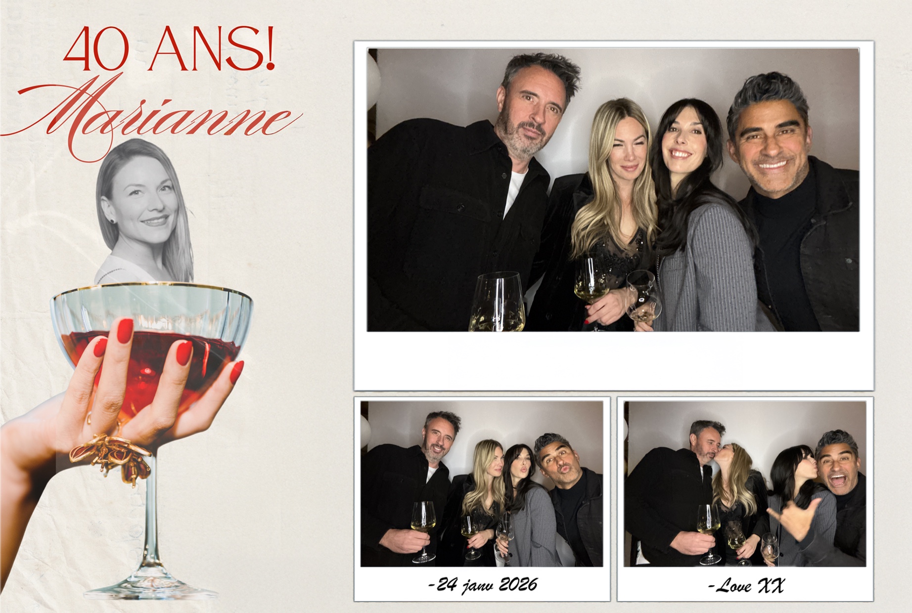 Fête 40 ans de Marianne | View more photos from the event at album.pbooth.red/u/Photobooth-RED/Fête-40-ans-de-Marianne