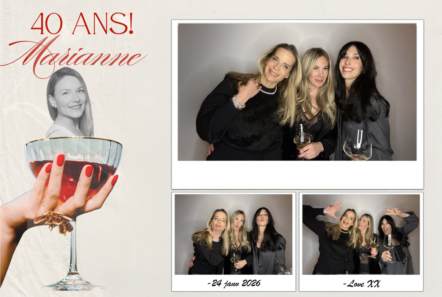 Fête 40 ans de Marianne | View more photos from the event at album.pbooth.red/u/Photobooth-RED/Fête-40-ans-de-Marianne