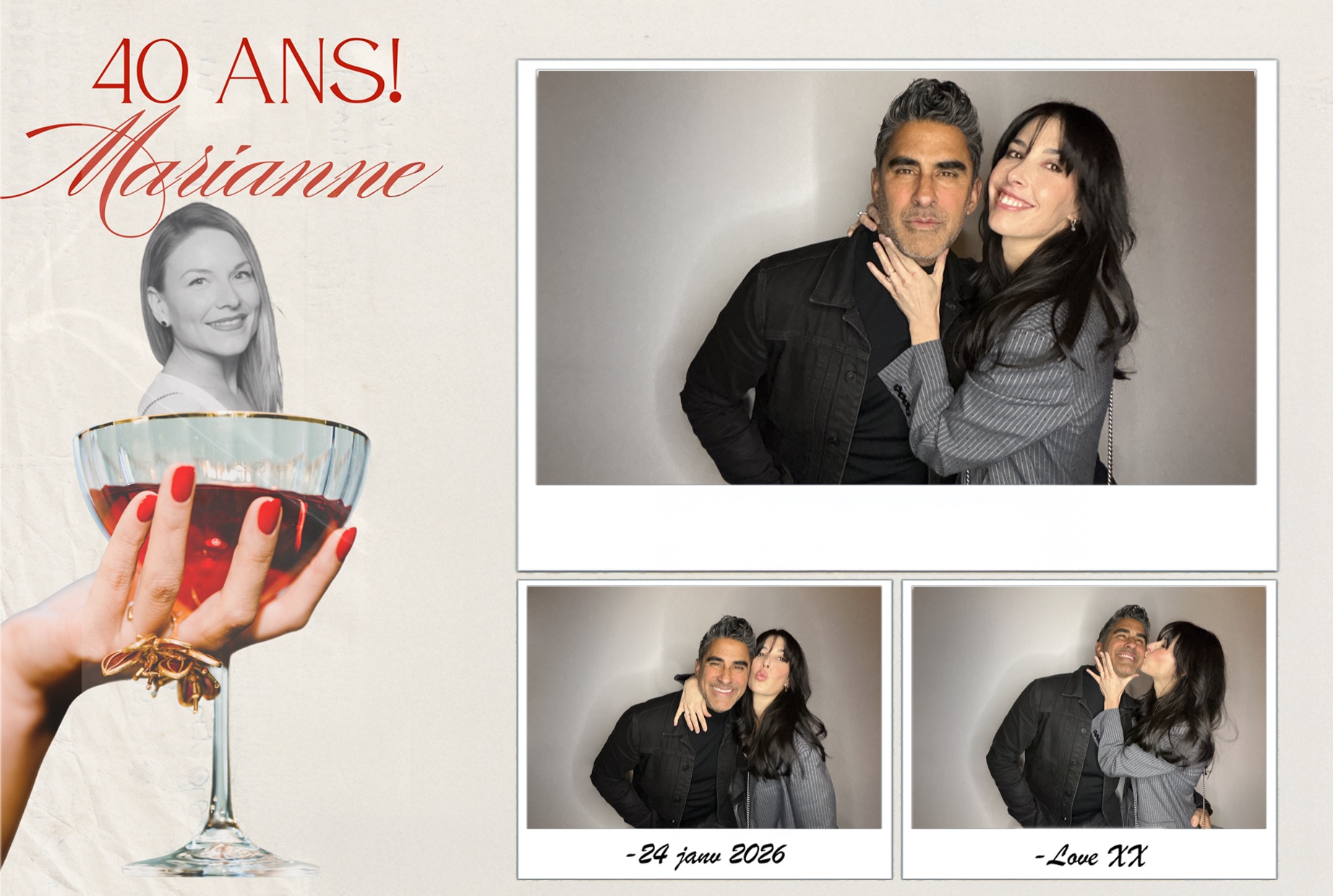 Fête 40 ans de Marianne | View more photos from the event at album.pbooth.red/u/Photobooth-RED/Fête-40-ans-de-Marianne