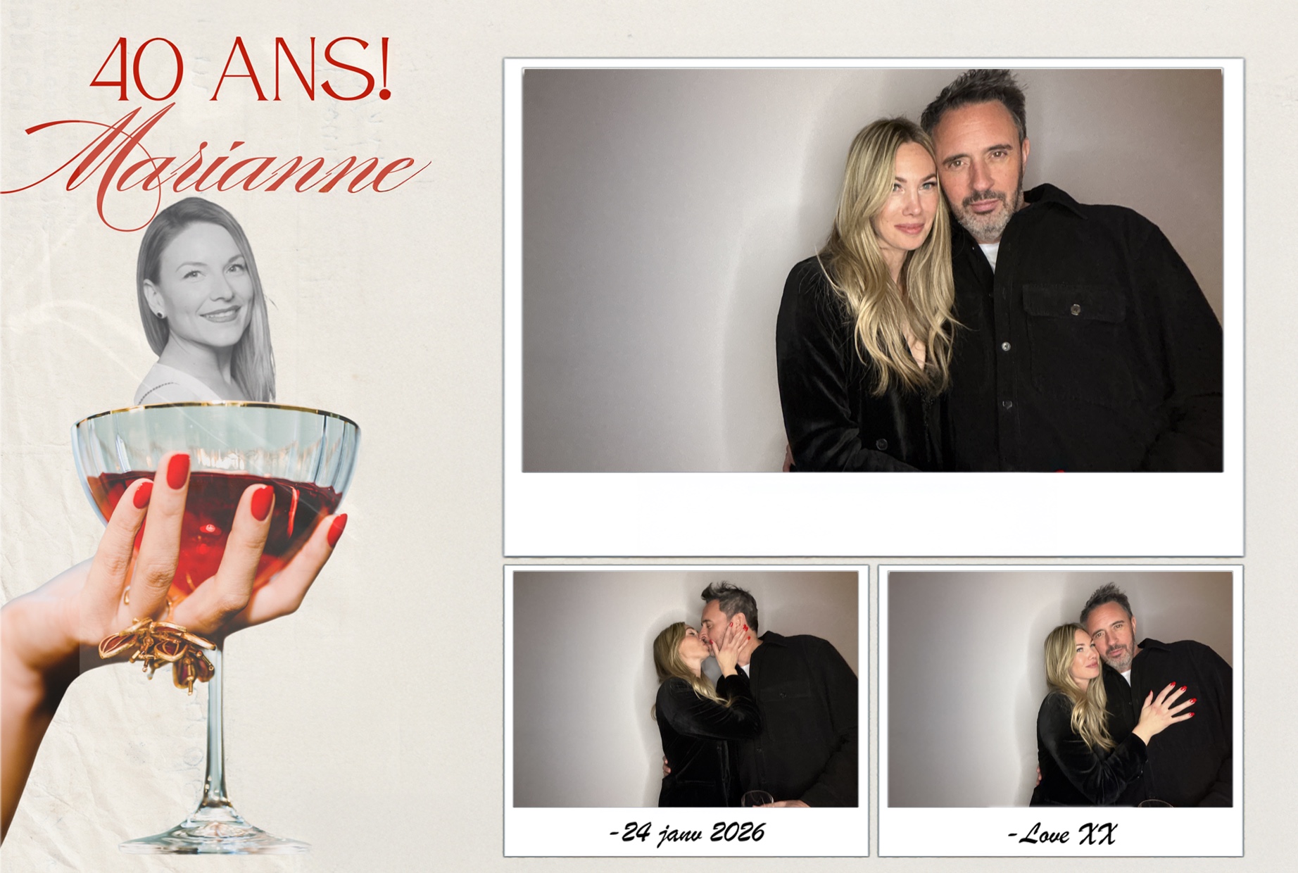 Fête 40 ans de Marianne | View more photos from the event at album.pbooth.red/u/Photobooth-RED/Fête-40-ans-de-Marianne