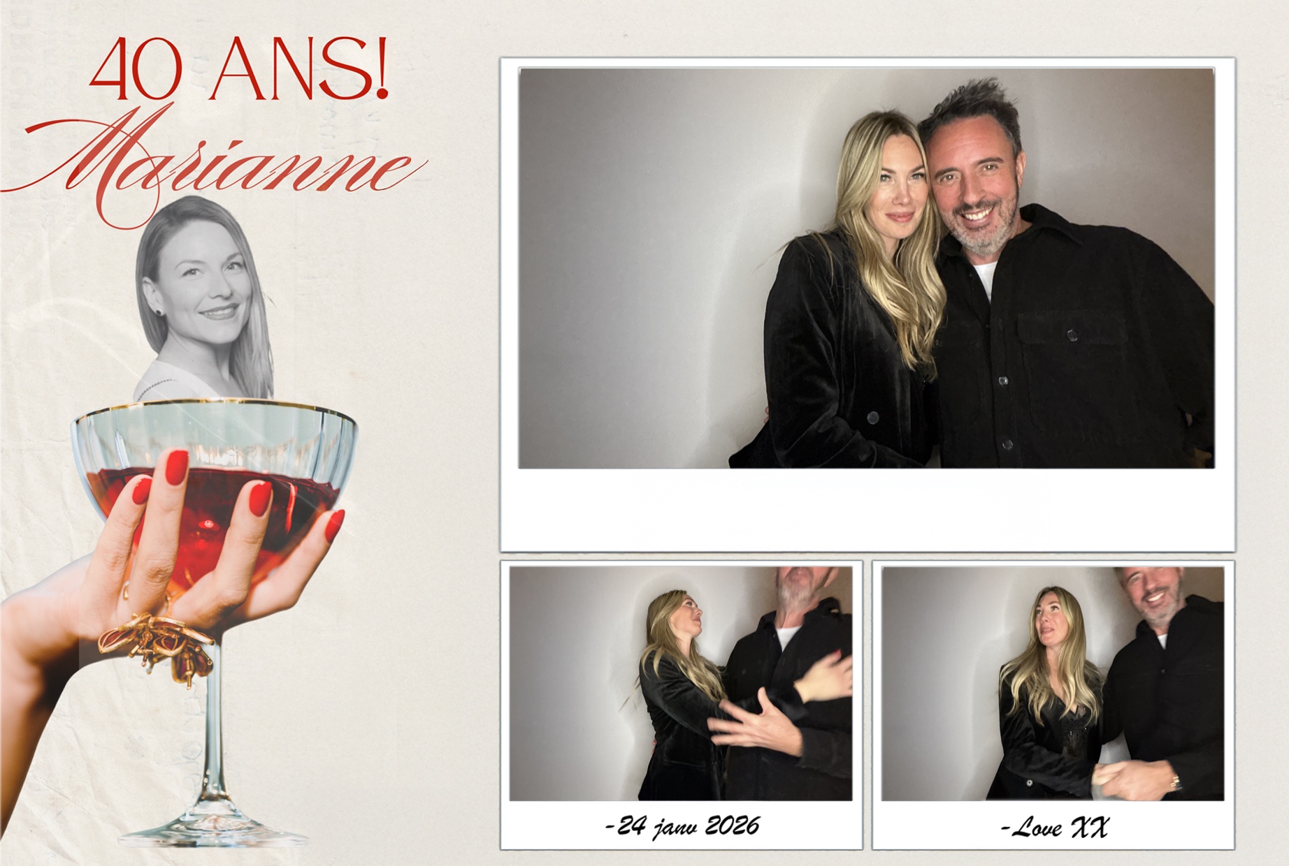 Fête 40 ans de Marianne | View more photos from the event at album.pbooth.red/u/Photobooth-RED/Fête-40-ans-de-Marianne