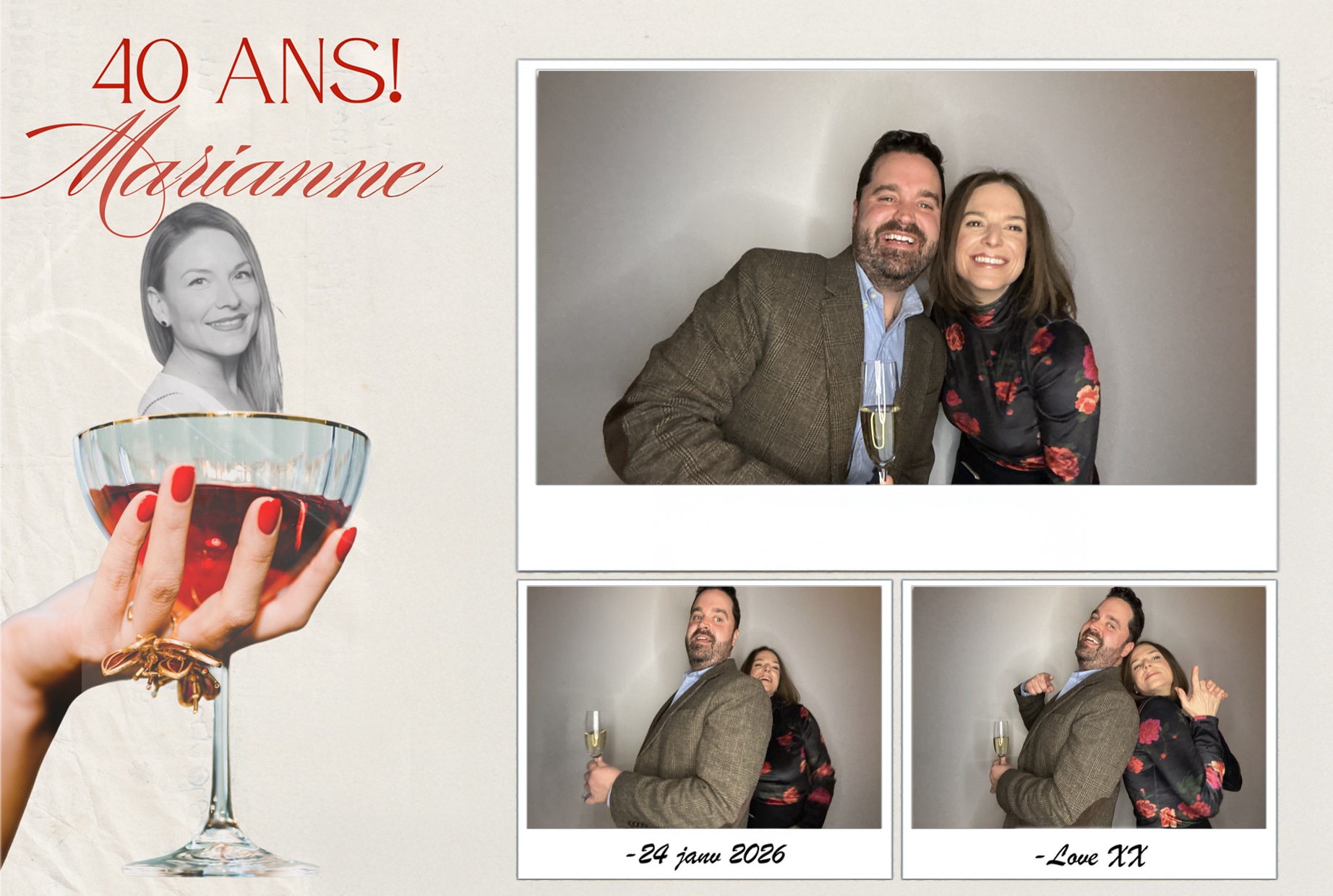 Fête 40 ans de Marianne | View more photos from the event at album.pbooth.red/u/Photobooth-RED/Fête-40-ans-de-Marianne