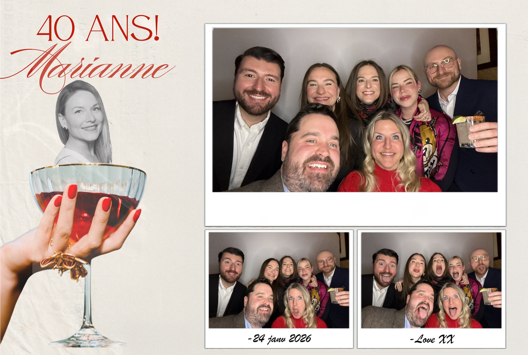 Fête 40 ans de Marianne | View more photos from the event at album.pbooth.red/u/Photobooth-RED/Fête-40-ans-de-Marianne