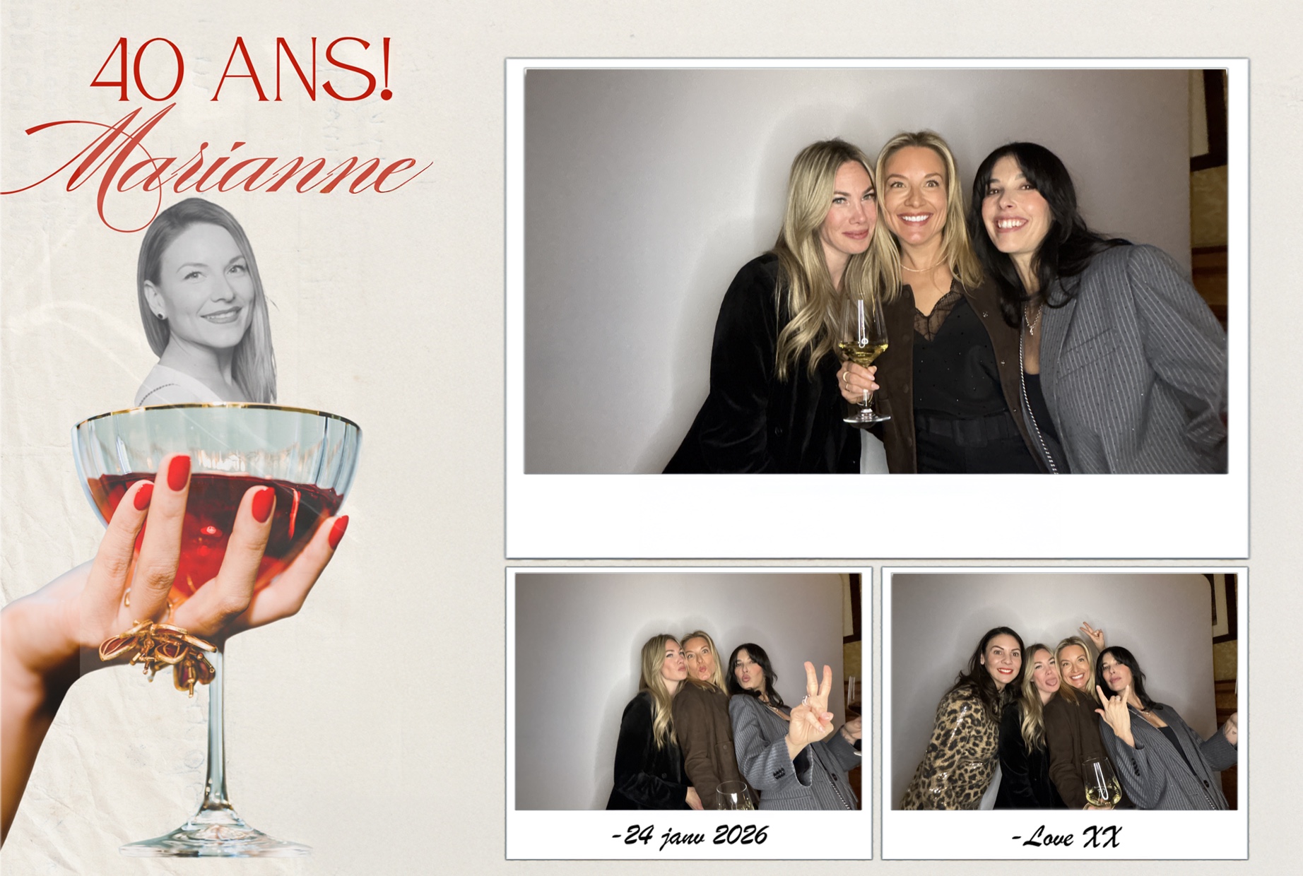 Fête 40 ans de Marianne | View more photos from the event at album.pbooth.red/u/Photobooth-RED/Fête-40-ans-de-Marianne