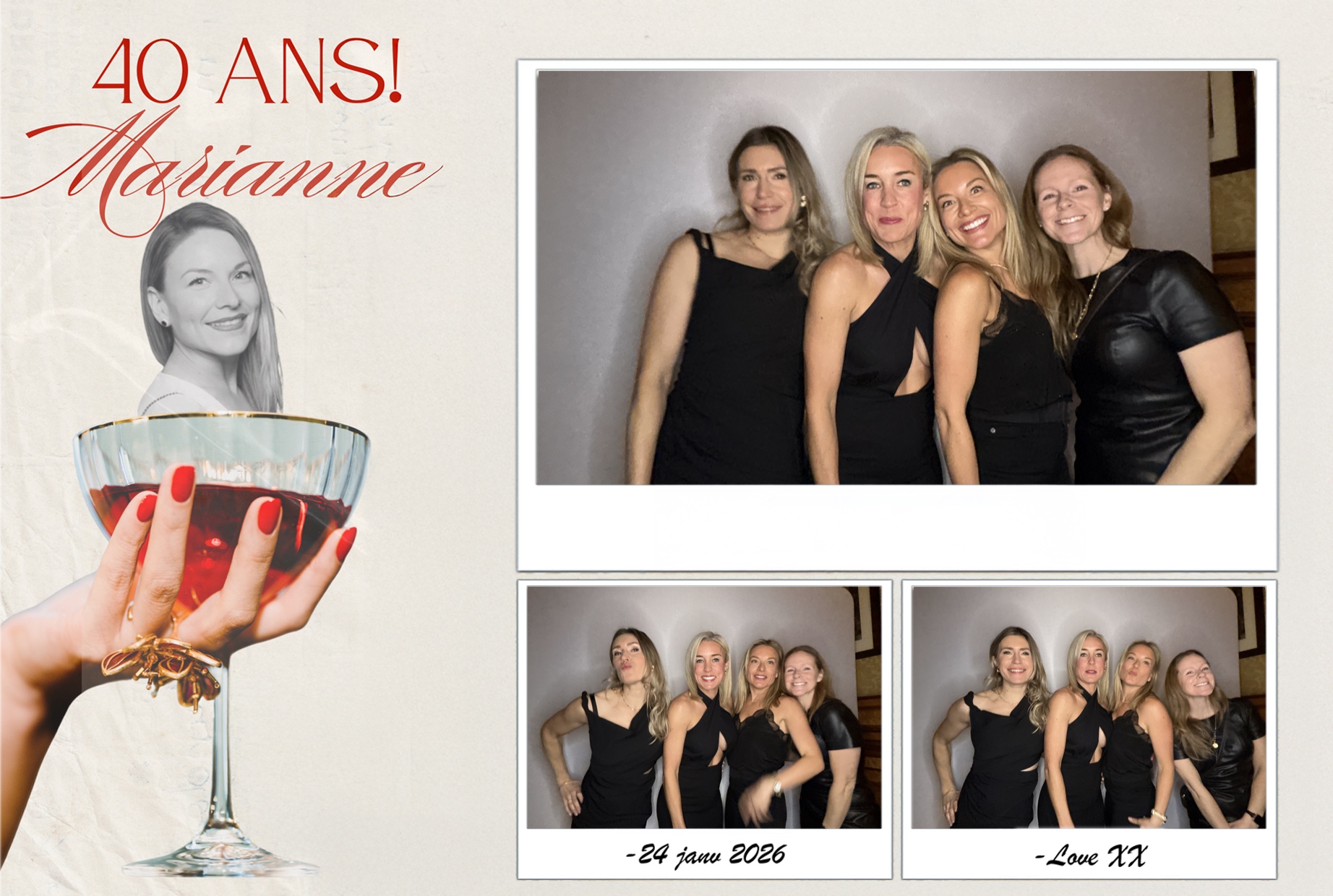 Fête 40 ans de Marianne | View more photos from the event at album.pbooth.red/u/Photobooth-RED/Fête-40-ans-de-Marianne