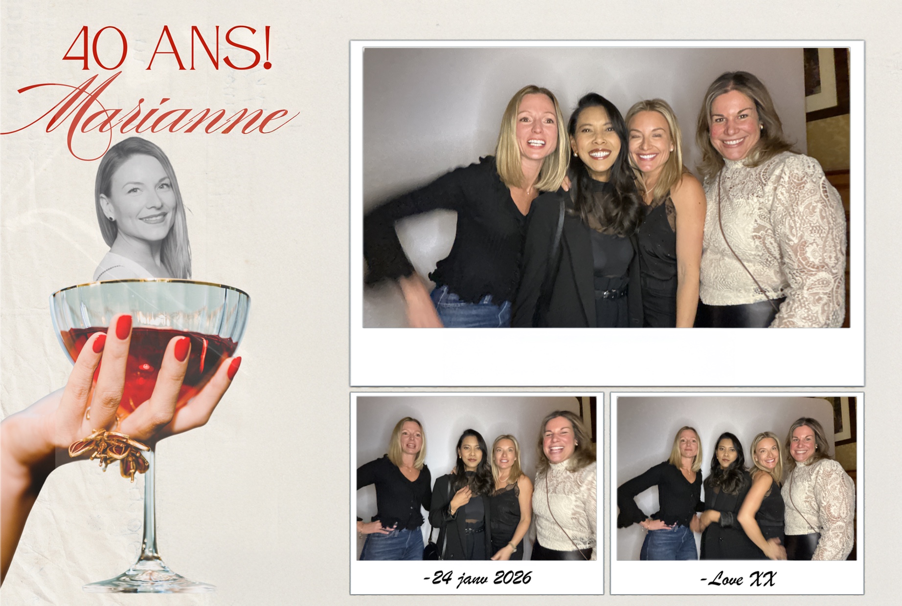 Fête 40 ans de Marianne | View more photos from the event at album.pbooth.red/u/Photobooth-RED/Fête-40-ans-de-Marianne