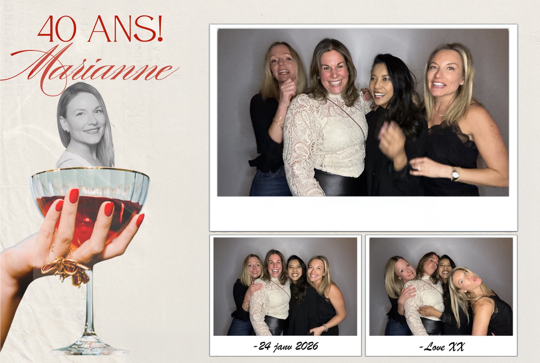 Fête 40 ans de Marianne | View more photos from the event at album.pbooth.red/u/Photobooth-RED/Fête-40-ans-de-Marianne